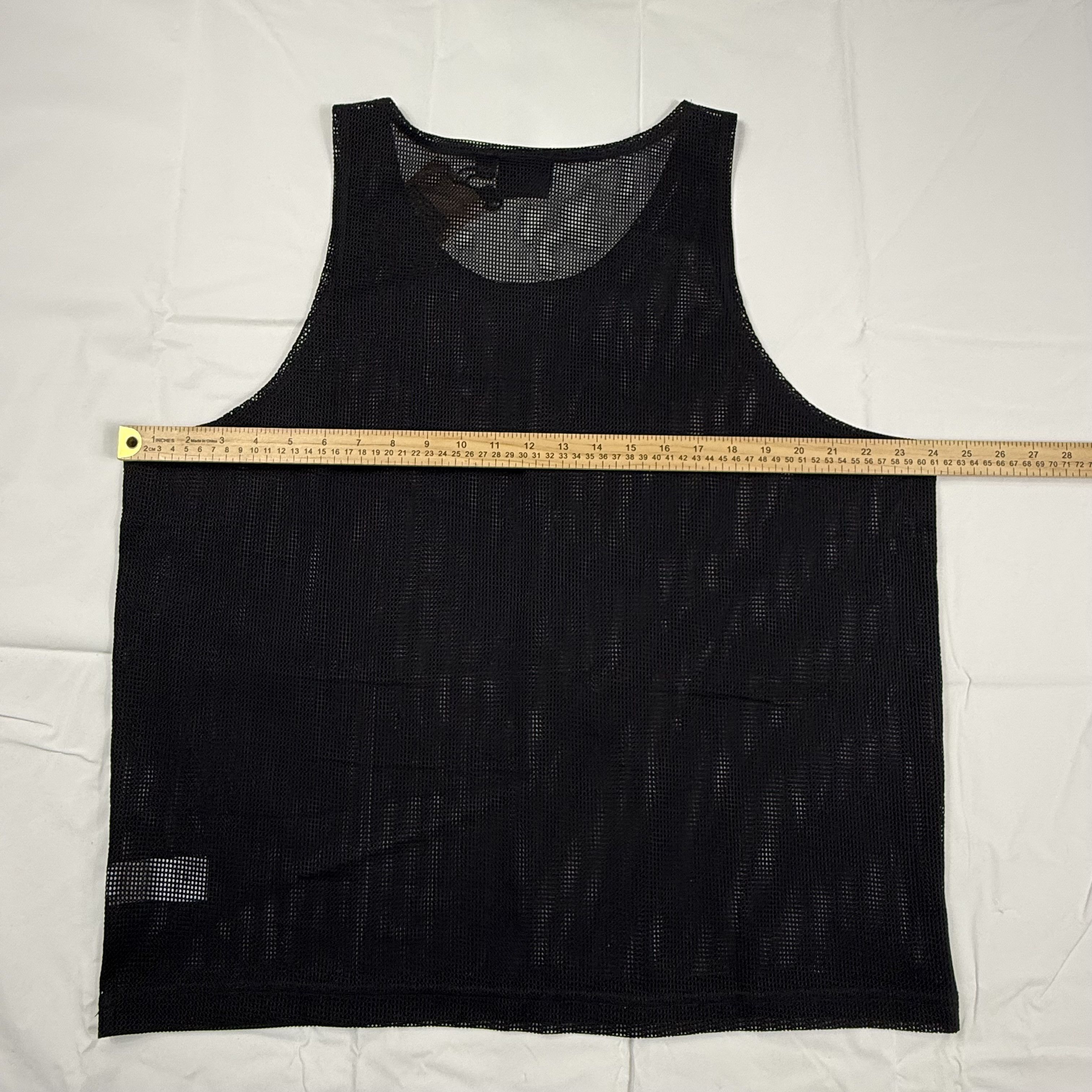 DENIM TEARS × Stussy Stussy x Denim Tears DT Mesh Tank Top Black Graphic Size US L / EU 52-54 / 3 - 9 Thumbnail