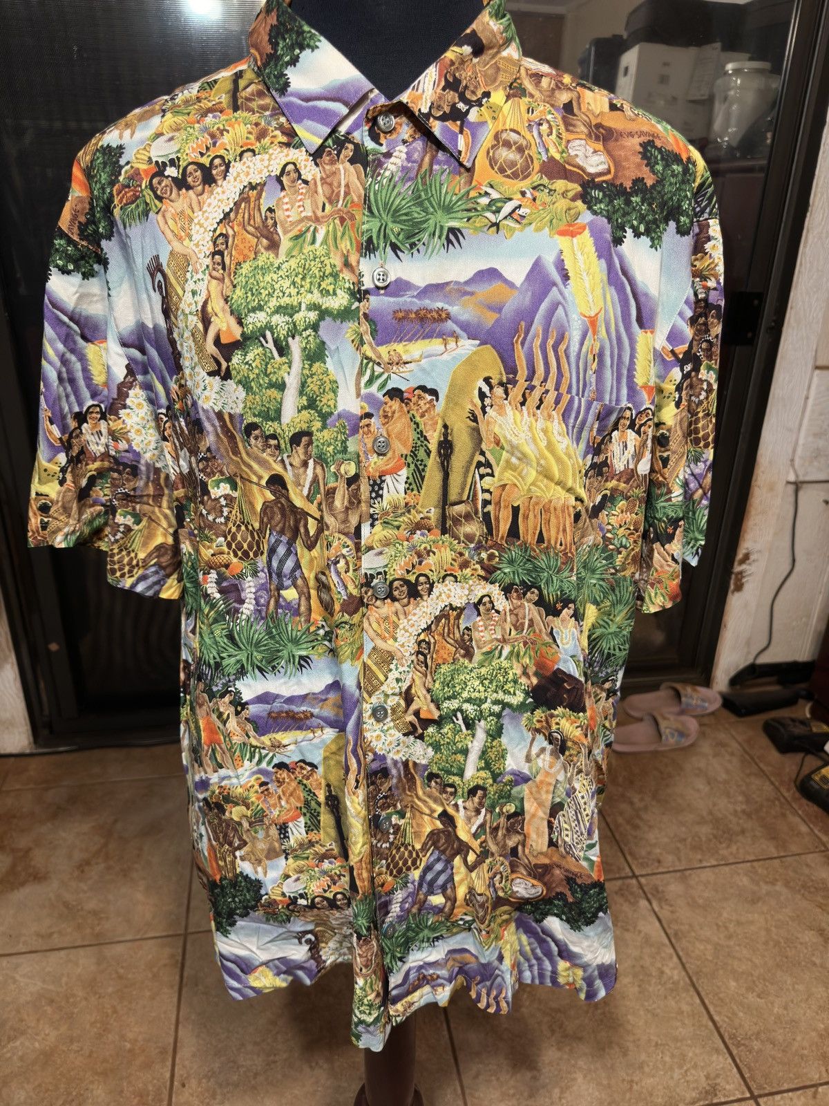 Tori Richard PreOwned Tori Richard Multicolored Hawaiian Print Men's 2XL Size US XXL / EU 58 / 5 - 1 Thumbnail