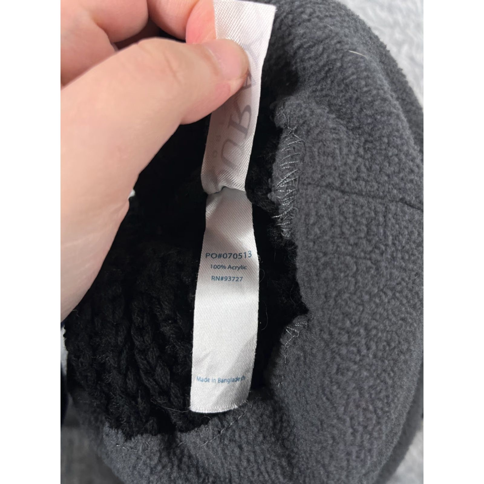 Sunray Sportswear Jackson Hole Beanie Womens One Size Black Cable Knit Acrylic Lined Pom Size ONE SIZE - 8 Thumbnail