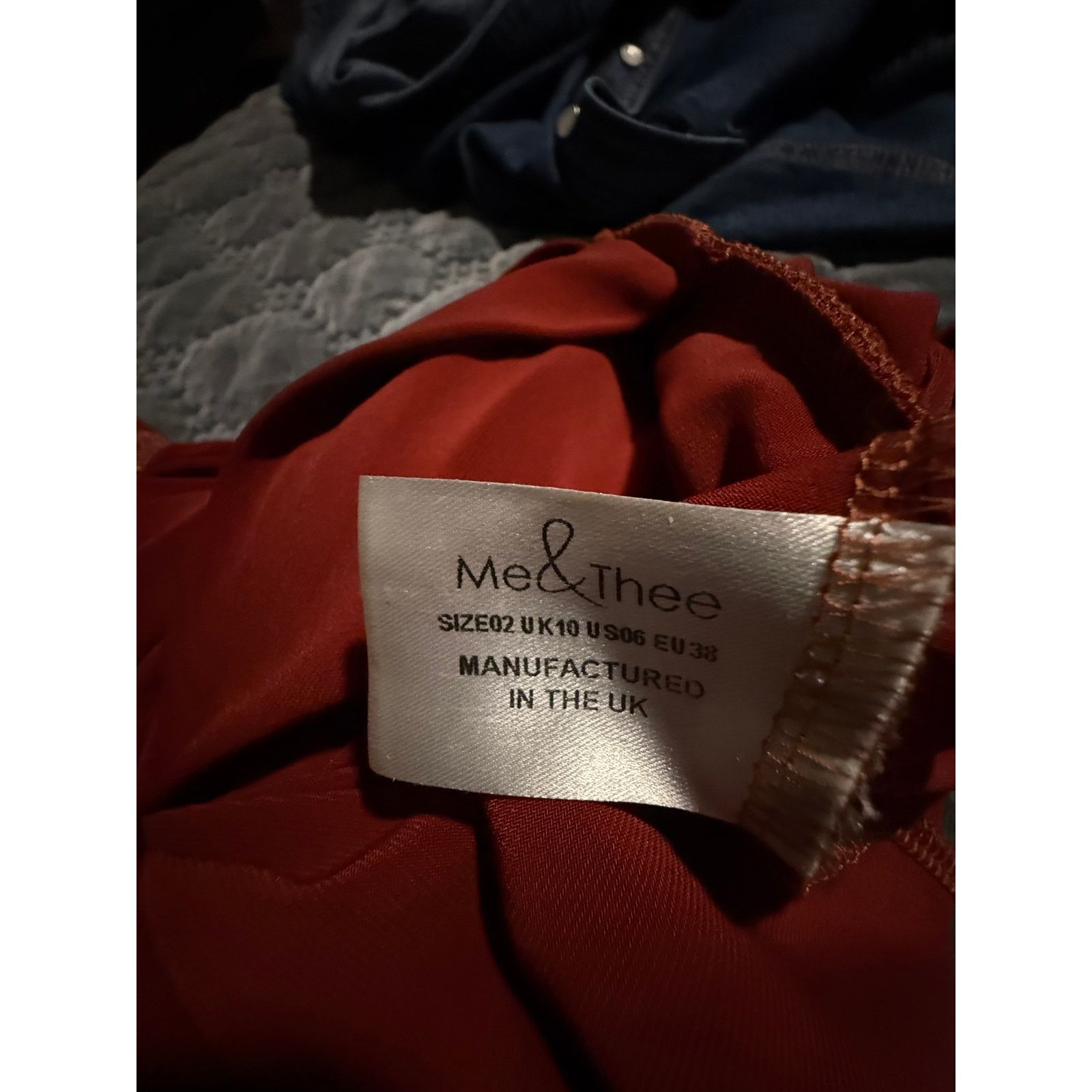 Other Me & Thee Red Off Shoulder Ruched Midi Dress Women 2 - G004 Size XS / US 0-2 / IT 36-38 - 8 Thumbnail
