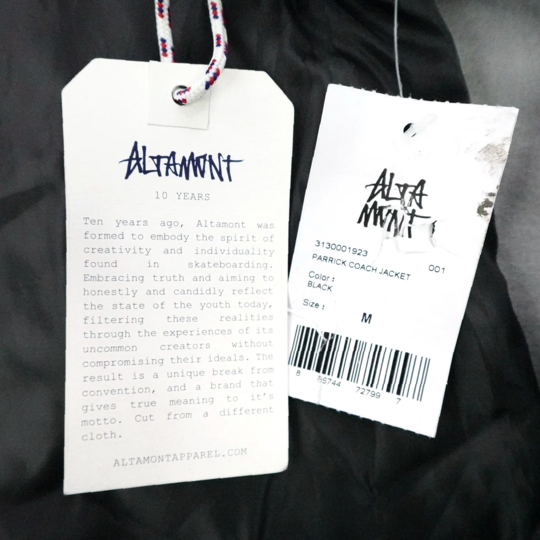 Altamont VINTAGE? No. Altamont Parrick Coach Jacket Windbreaker Black Mens M Snap Size US M / EU 48-50 / 2 - 4 Thumbnail