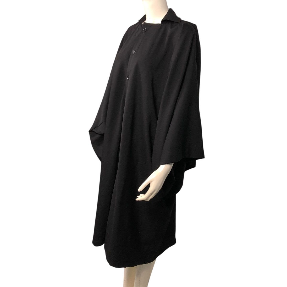 Yohji Yamamoto 🔥RICH BLACK VINTAGE YOHJI YAMAMOTO OVERSIZE JACKET RUNWAY Size US L / EU 52-54 / 3 - 3 Thumbnail