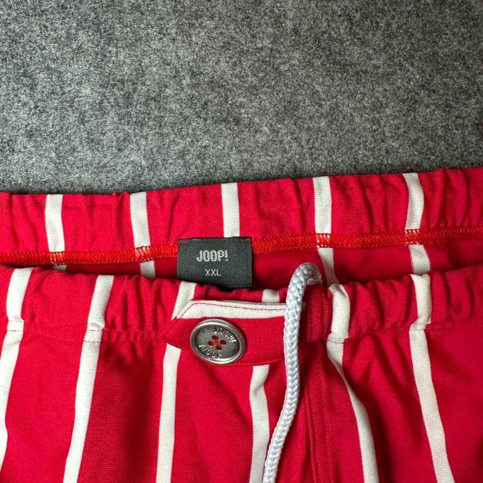 Joop! JOOP! Men’s Red & White Striped Swim Shorts – Size XXL ( Size US 40 / EU 56 - 4 Thumbnail