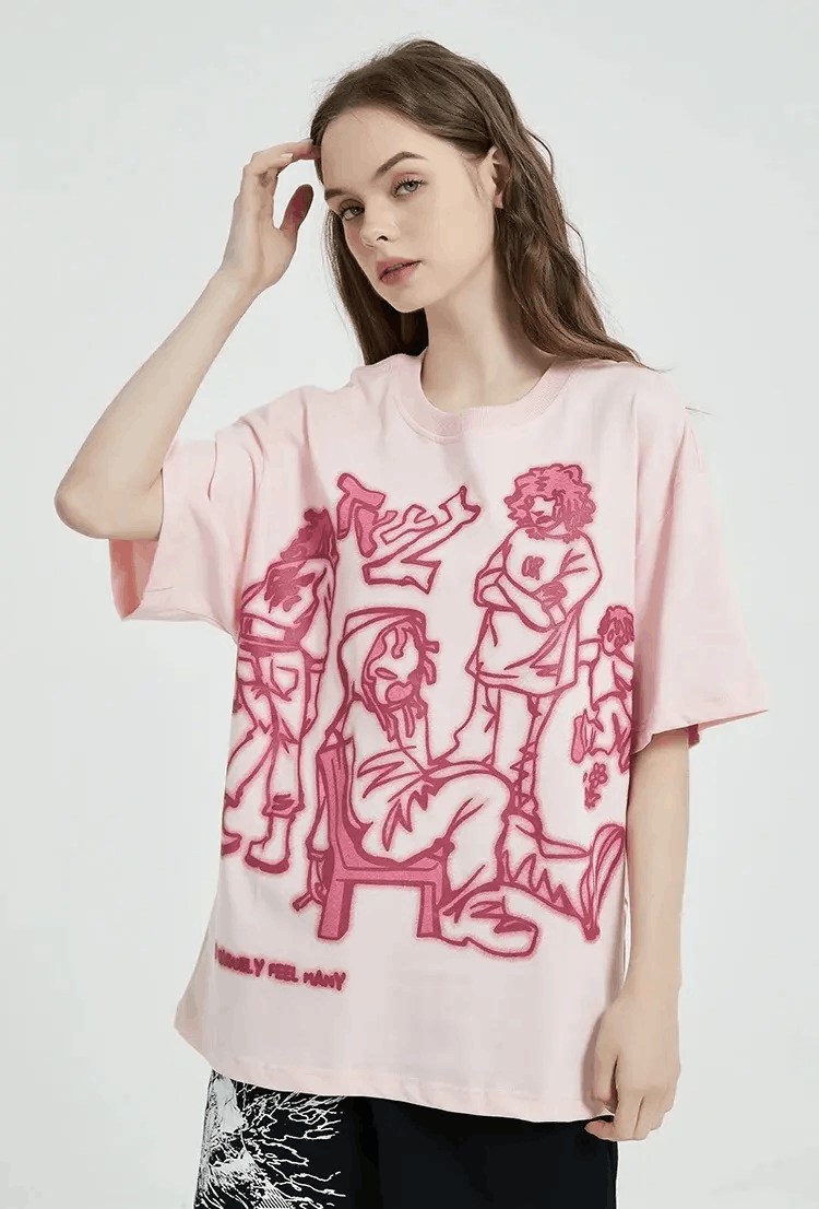 Japanese Brand × Vintage Japanese Streetwear Cotton Vintage Tshirt Size US XL / EU 56 / 4 - 6 Thumbnail