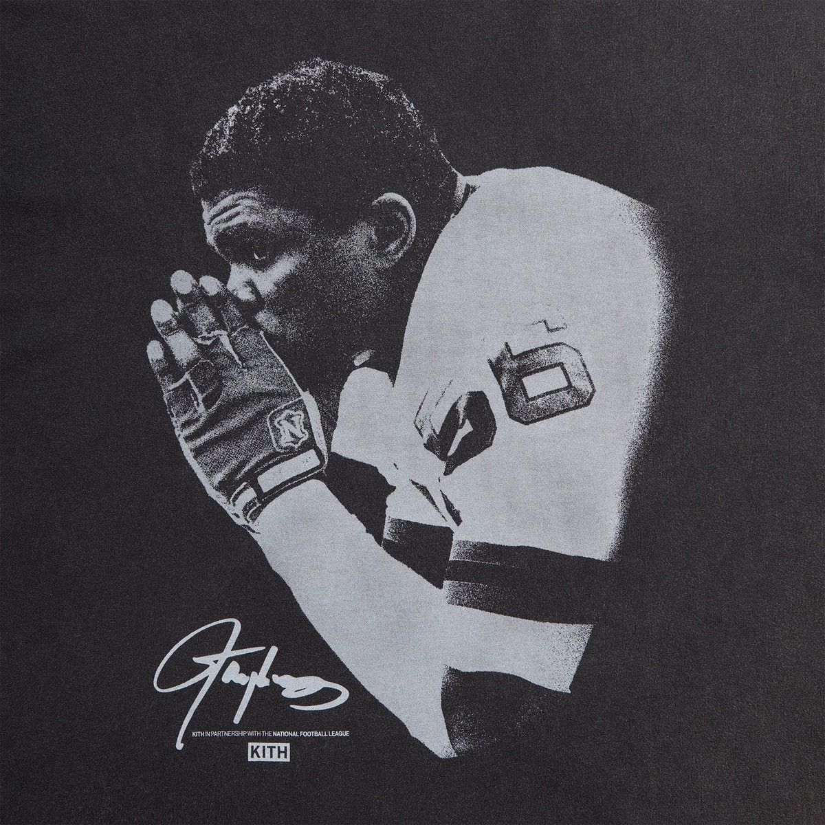 Kith × NFL Kith for the NFL Lawrence Taylor Vintage Jones Tee Black XL Size US XL / EU 56 / 4 - 4 Thumbnail