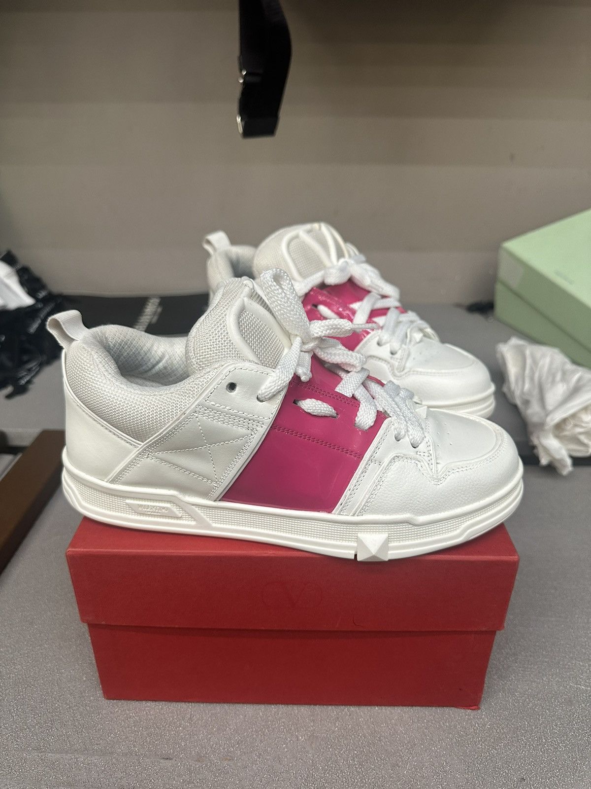 Valentino Valentino open panelled skate low top sneakers Size US 10 / IT 40 - 3 Thumbnail