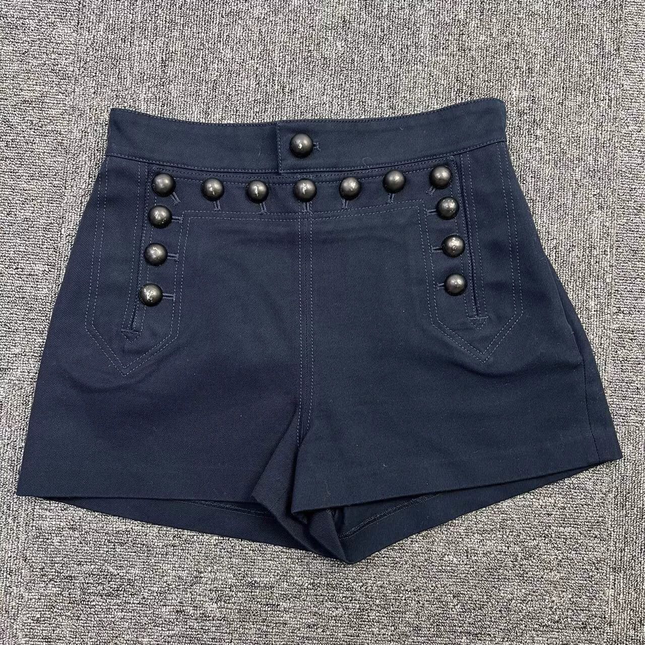 Dior Dior Button-Decorated High-Waist Shorts Size 38" / US 16 / IT 52 - 1 Thumbnail