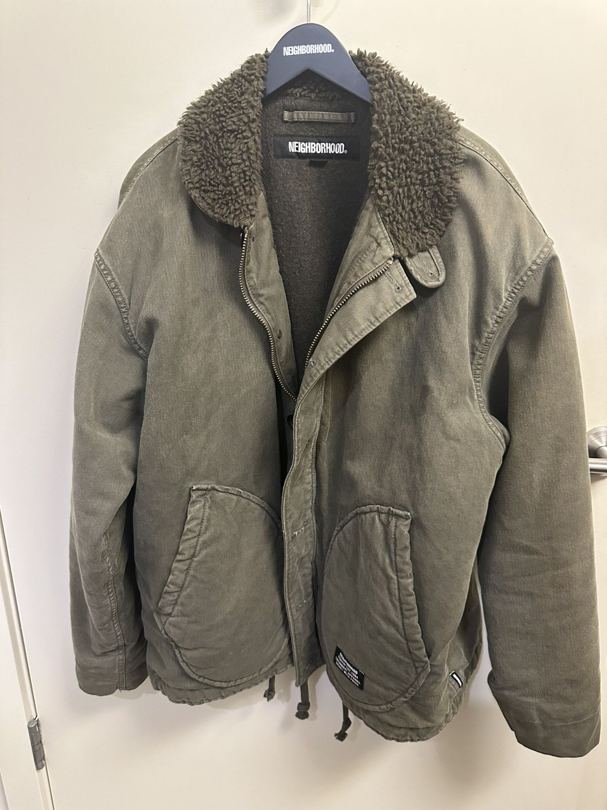Neighborhood N1 Deck Jacket Olive AW 2022 XL