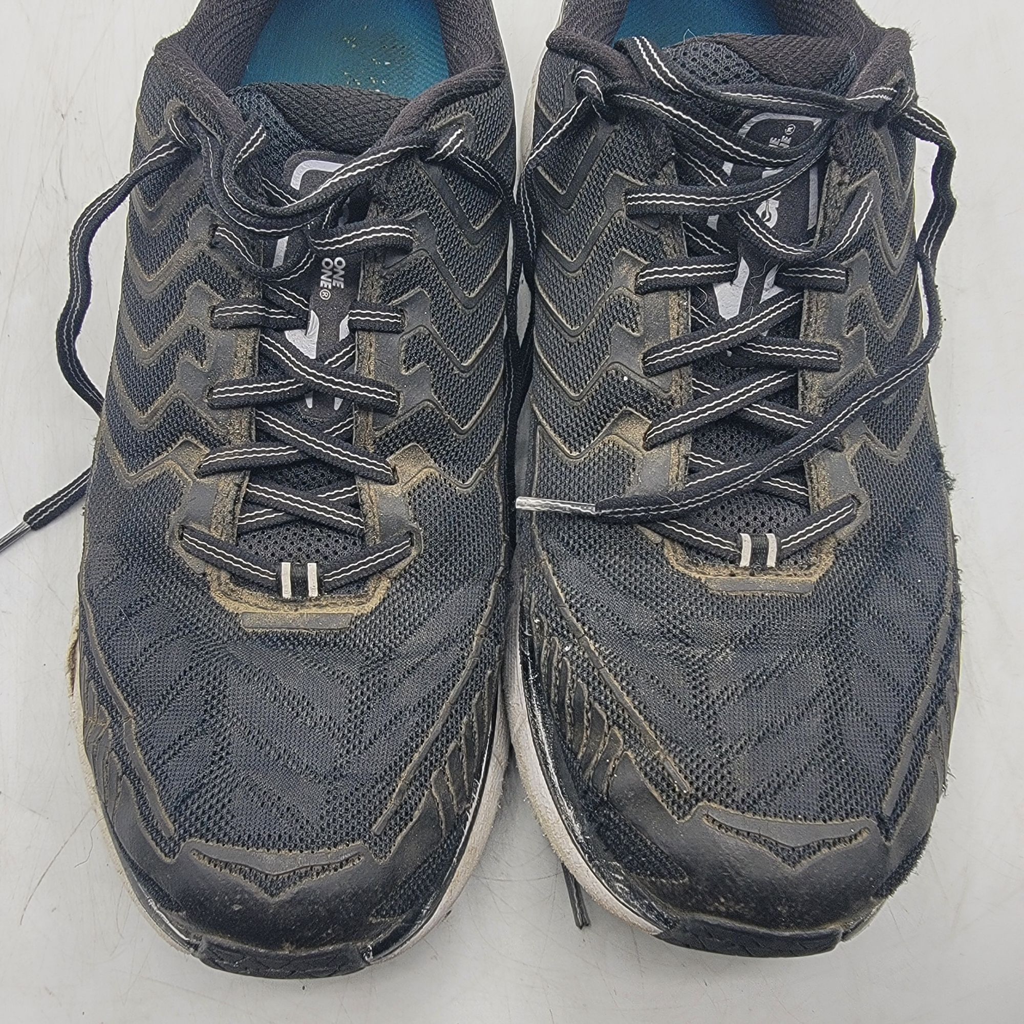 Hoka Hoka One One Clifton 4 Mens 10.5 Black White Athletic Shoes Size US 10.5 / EU 43-44 - 10 Thumbnail