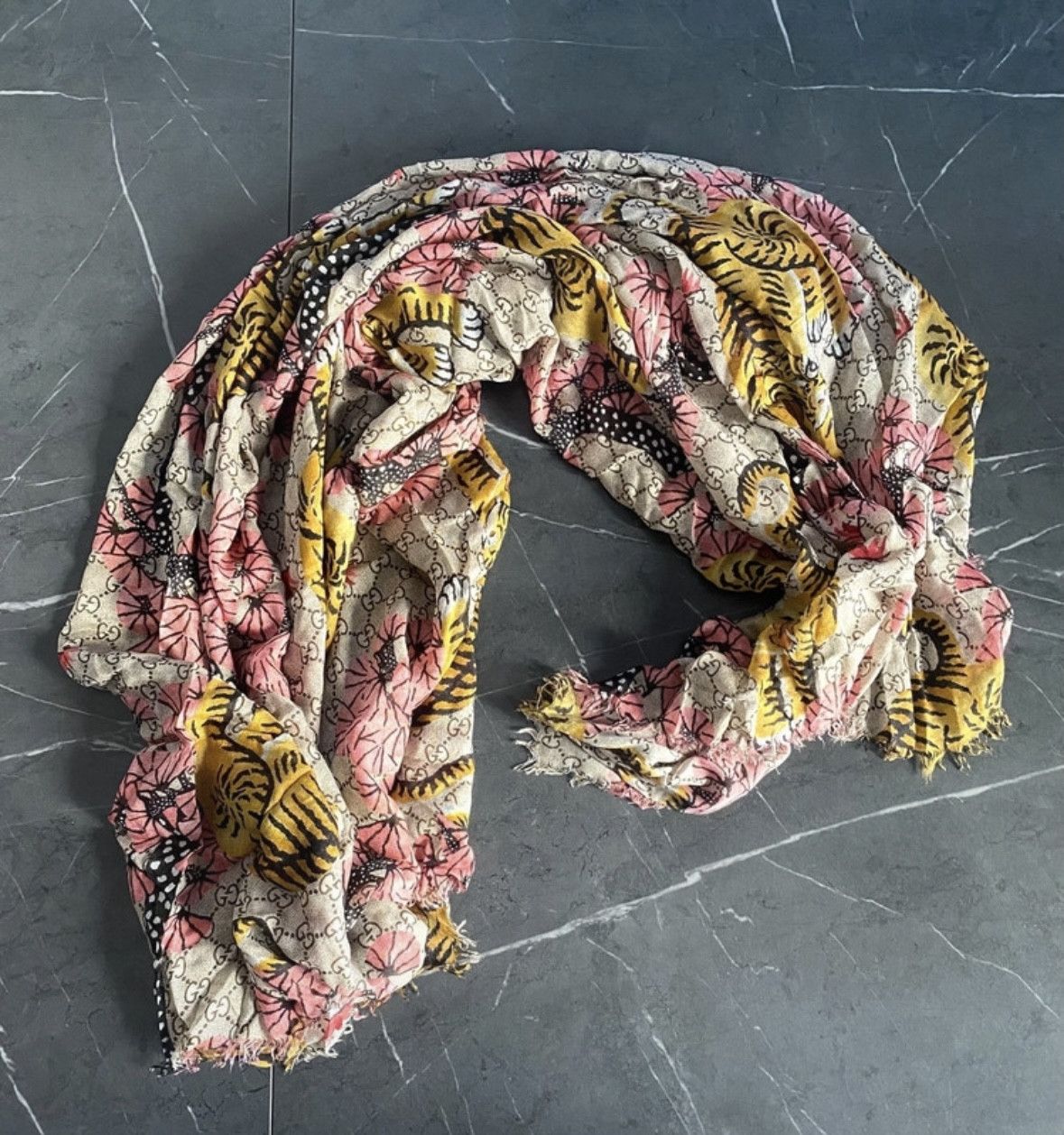 Gucci Gucci Silk Scarf Size ONE SIZE - 3 Thumbnail