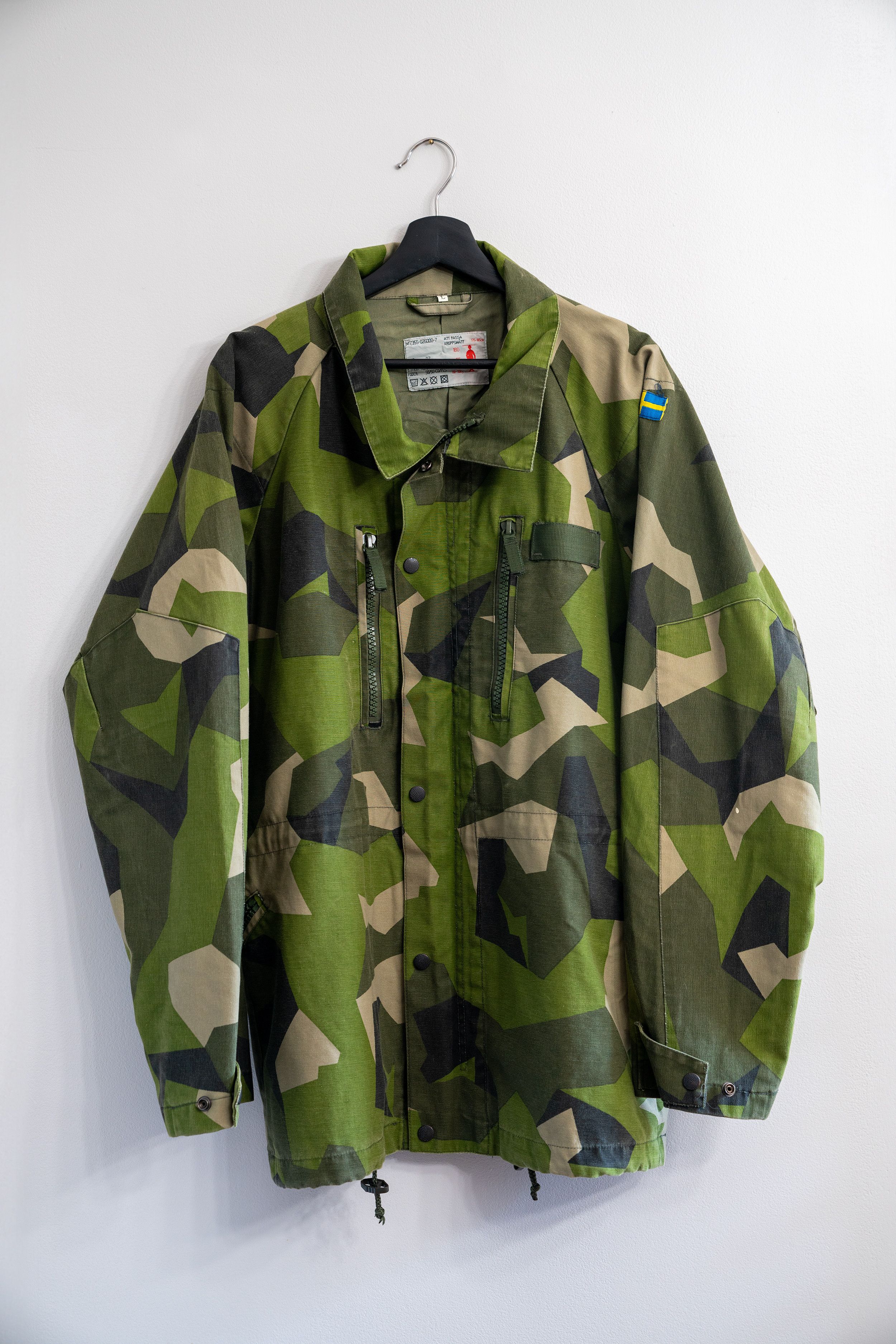 Vintage Rare Vintage Swedish M90 Splinter Army Jacket Size US L / EU 52-54 / 3 - 1 Thumbnail