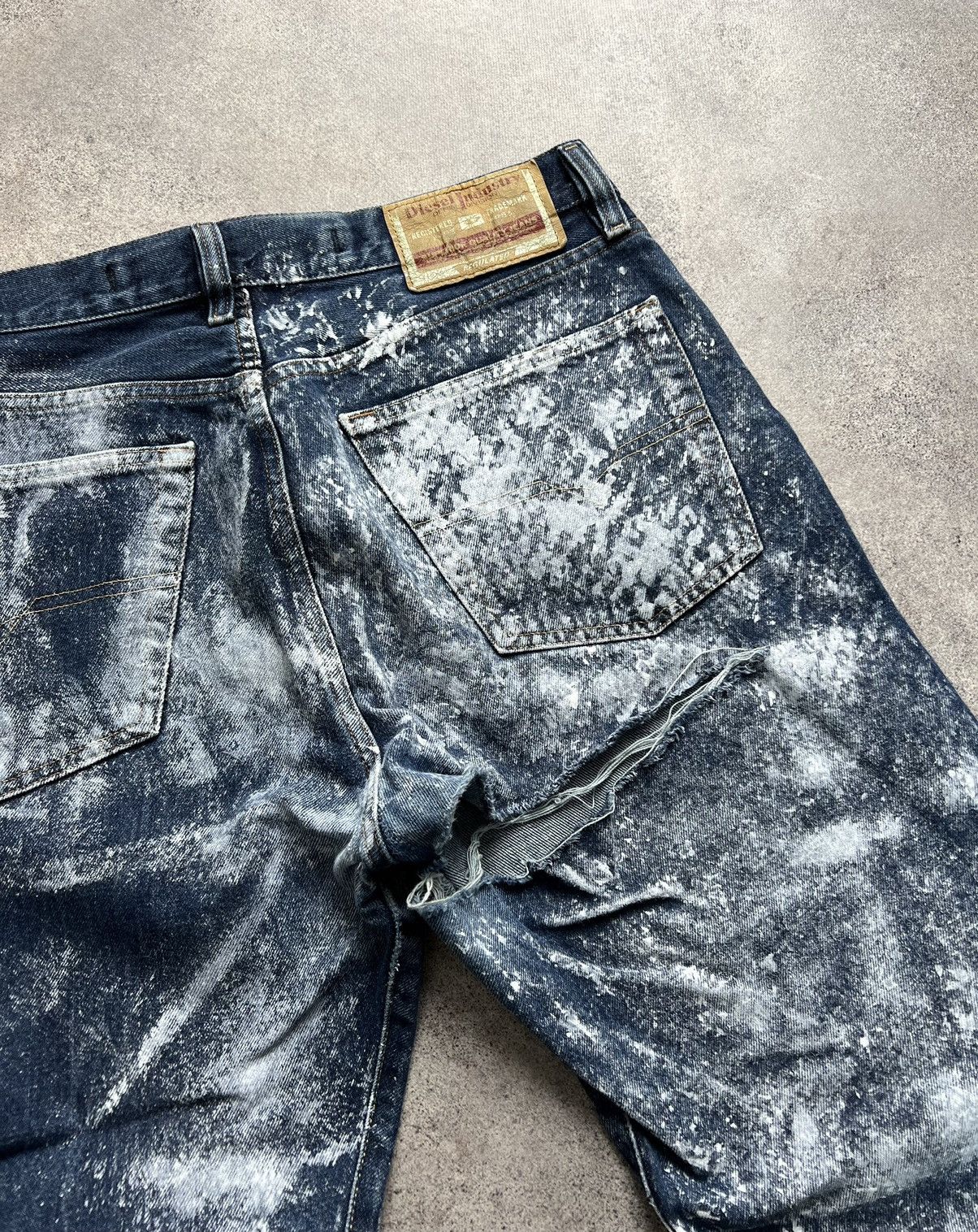 Diesel Diesel distressed painted washed jeans Size US 34 / EU 50 - 7 Thumbnail