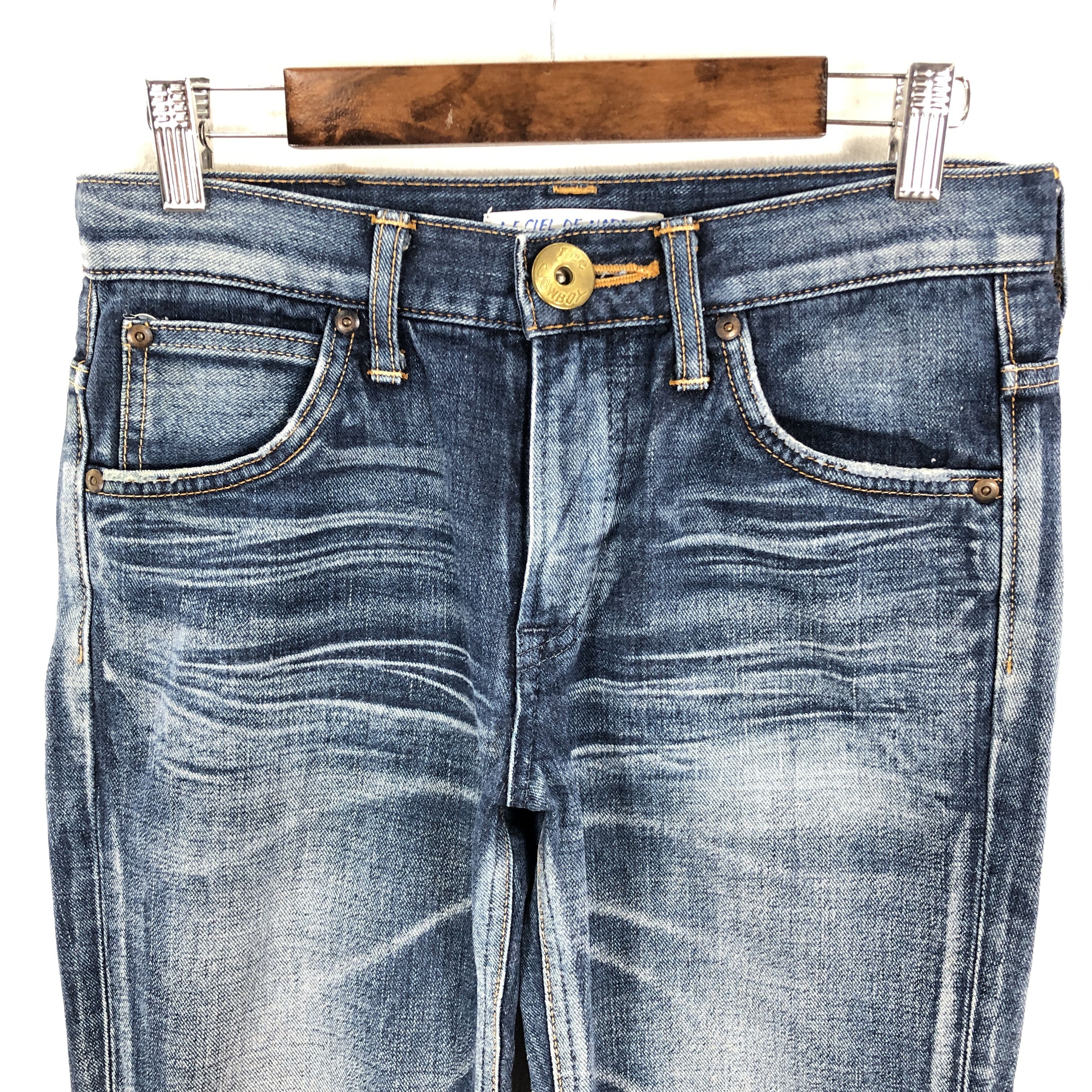 Lee × Vintage 29 x 25.5 Vintage Lee Buckle Jeans L1382 Size US 29 - 2 Thumbnail