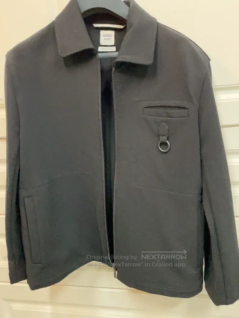 Hermes Hermes Jacket Zipper Coat, Double Breasted Design, with Co Size XXS / US 00 / IT 34 - 1 Thumbnail