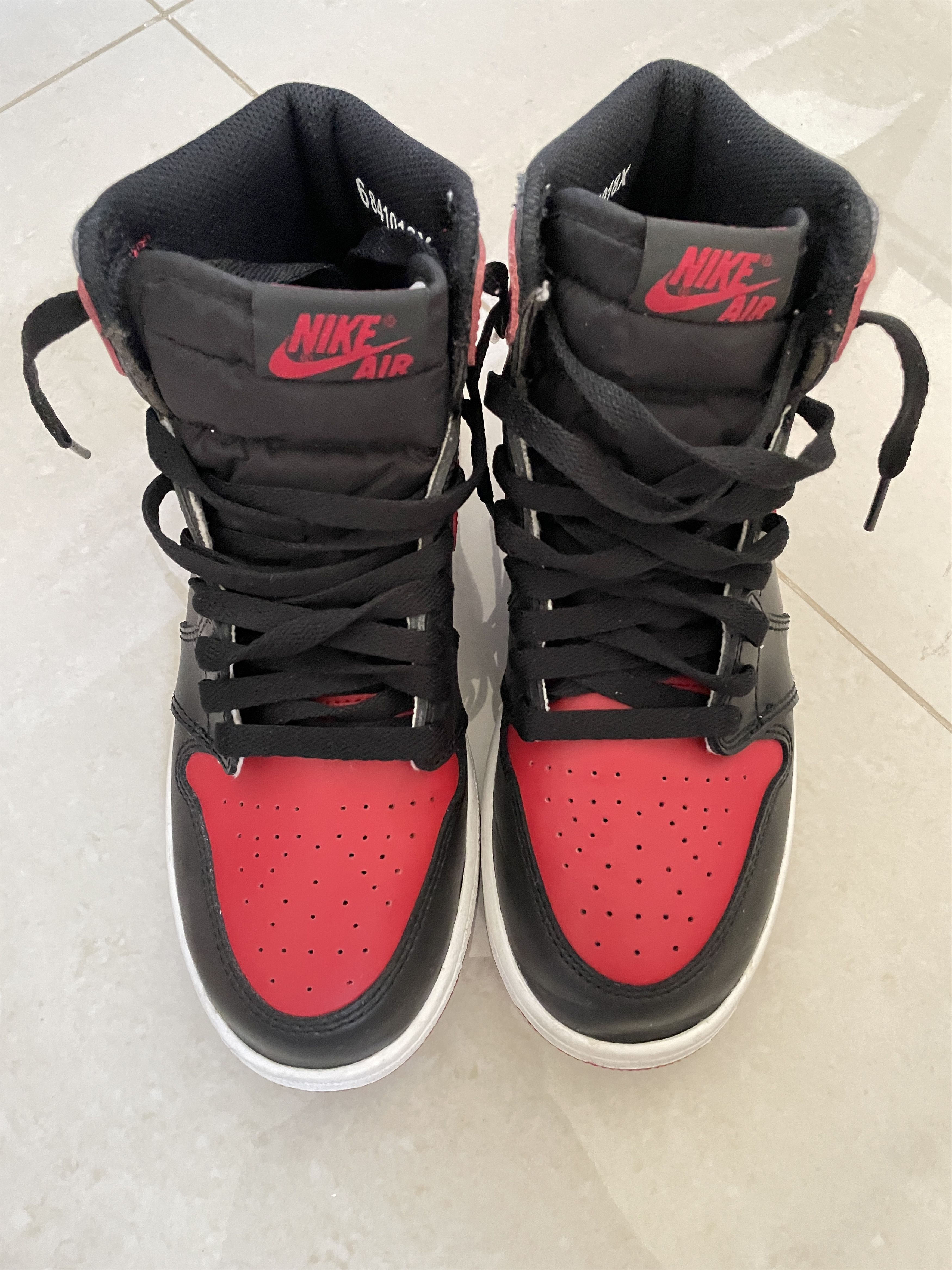 Jordan Brand Air Jordan1 Retro High OG 'Banned' 2016 Size US 8 / IT 38 - 3 Thumbnail