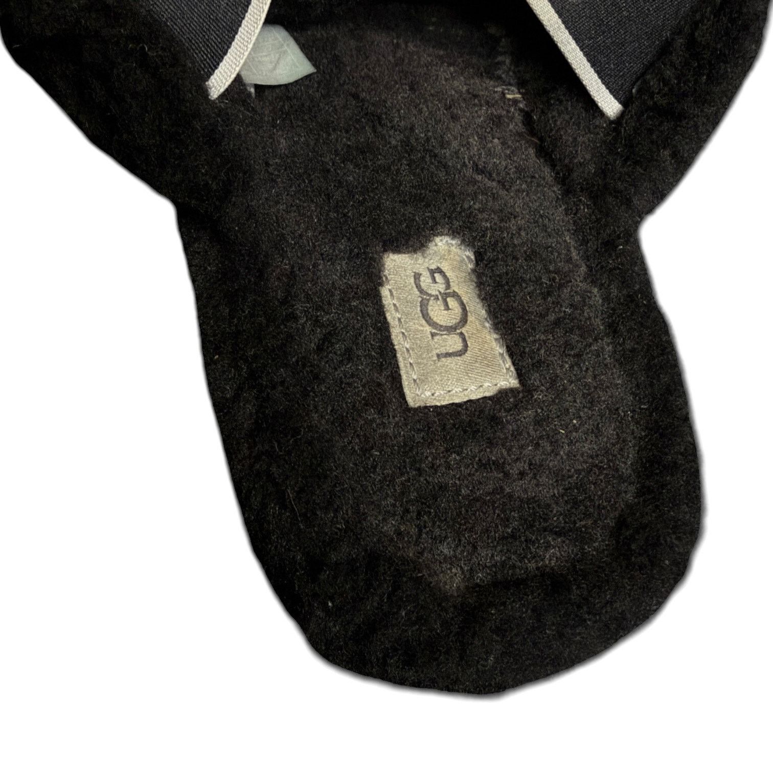 Ugg UGG Fluff Yeah Slide Women’s 10 EU 41 Black Sheepskin Sandal Size US 10 / IT 40 - 6 Thumbnail