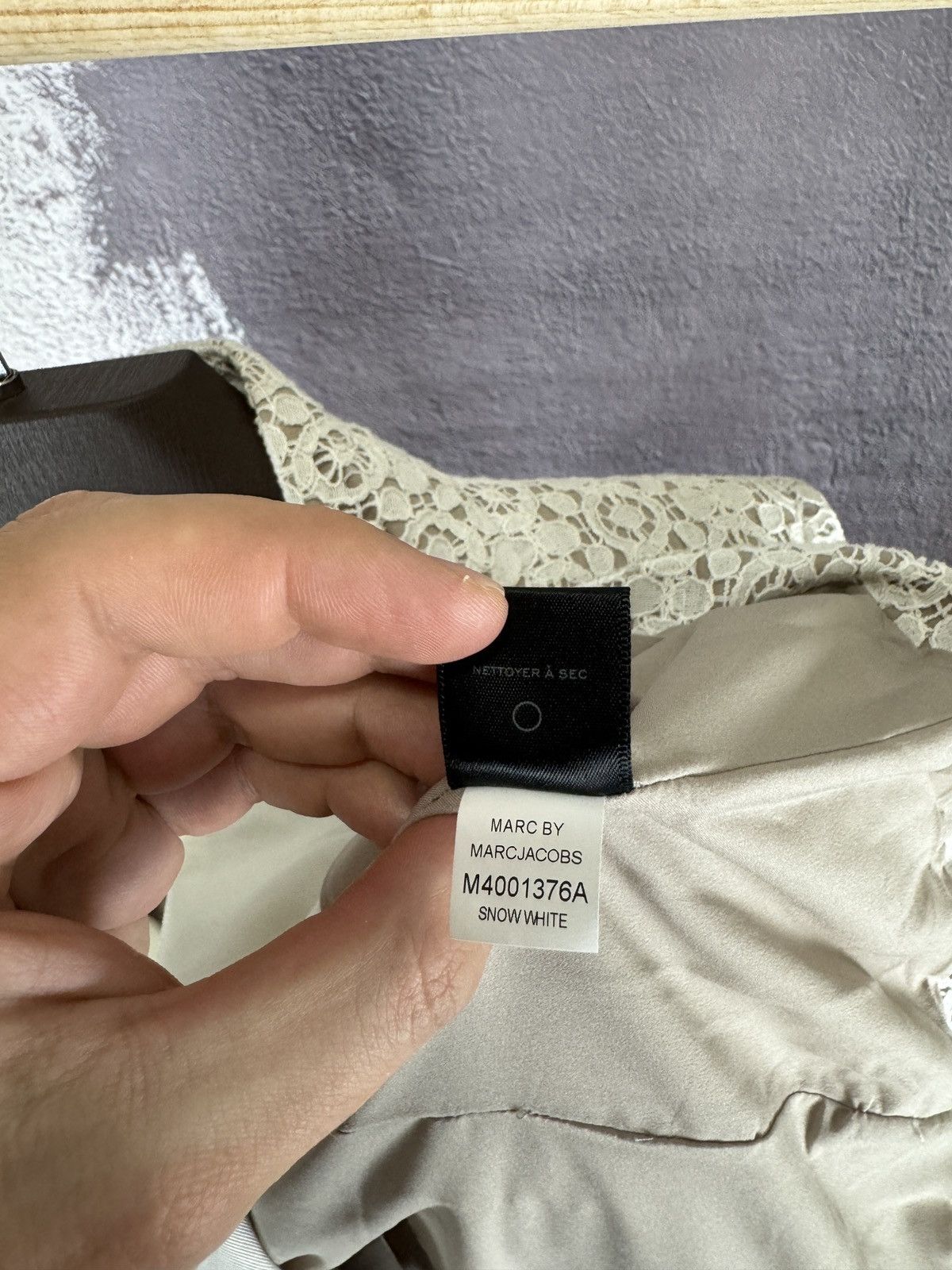 Marc by Marc Jacobs Marc By Marc Jacobs Womens Lace Notch Collar Blazer White 4 Size S / US 4 / IT 40 - 12 Thumbnail