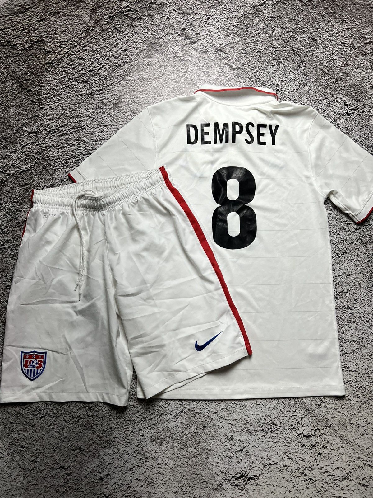 Nike Clint Dempsey USA national team jersey + shorts set nike Size US S / EU 44-46 / 1 - 1 Thumbnail