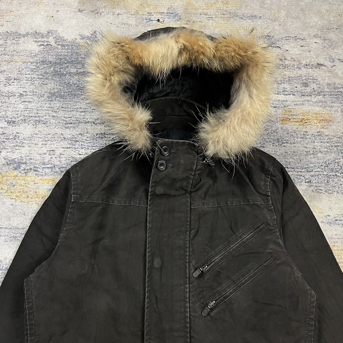 If Six Was Nine Vintage Difference Rupert raccoon fur jacket Lgb style Size US M / EU 48-50 / 2 - 2 Thumbnail