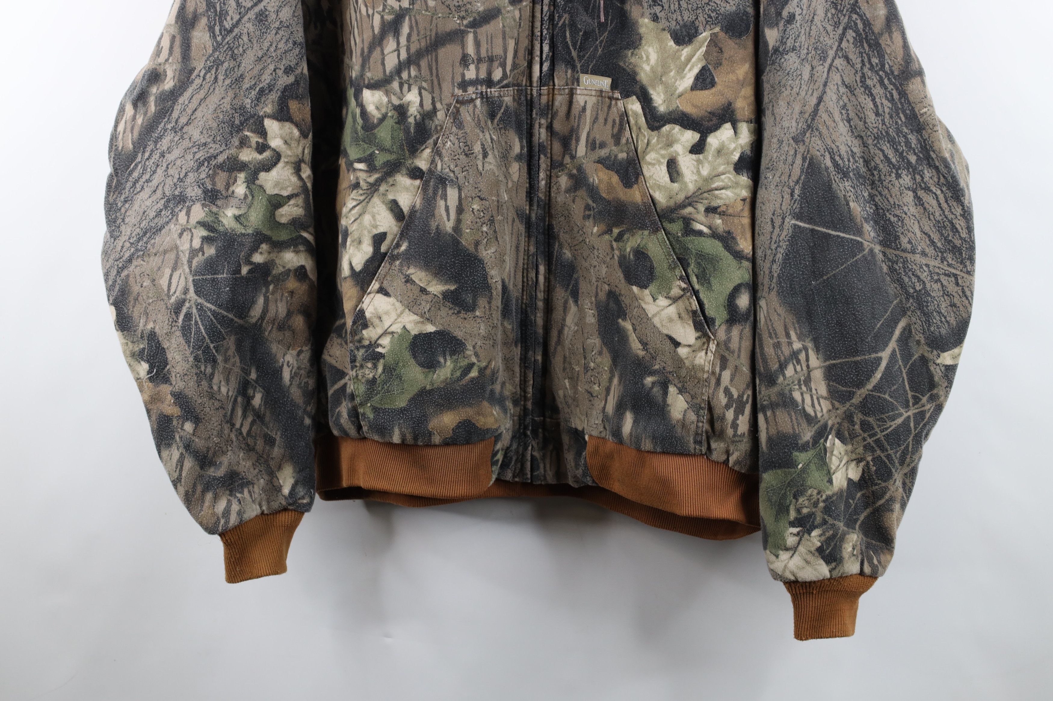 Vintage Vintage 90s Streetwear Camouflage Full Zip Hoodie Jacket USA Size US XXL / EU 58 / 5 - 3 Thumbnail
