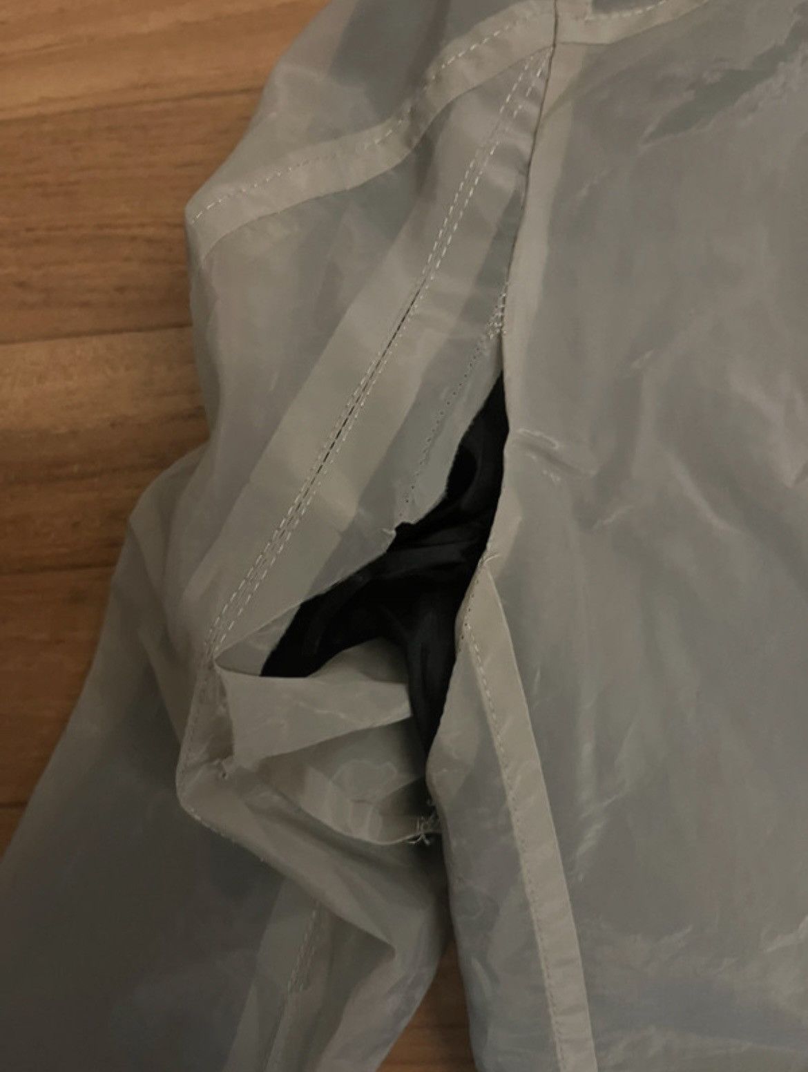 Rick Owens Rick Owens Mollino Aircut Biker-Jacket, translucent Size US M / EU 48-50 / 2 - 6 Thumbnail