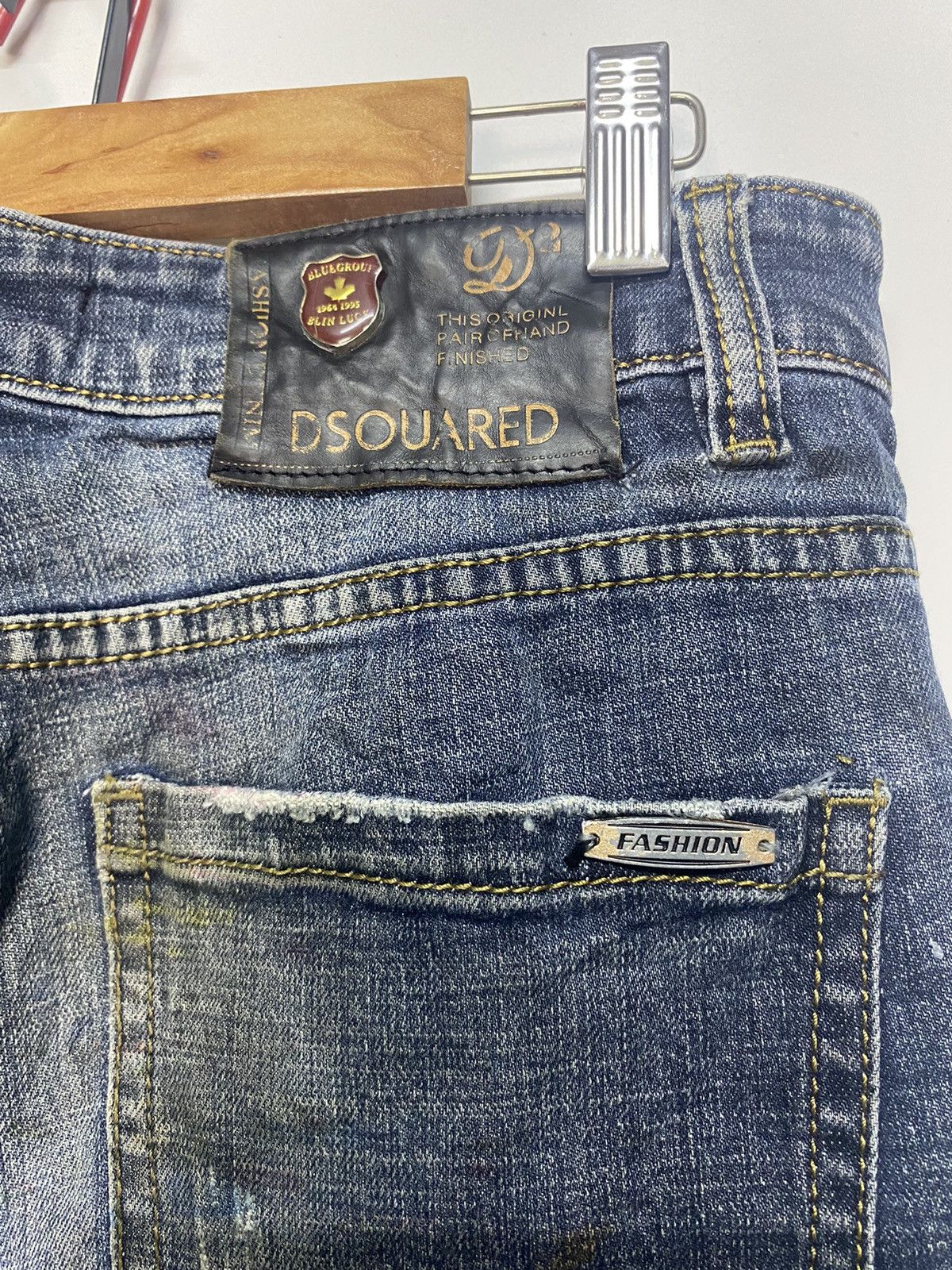 Dsquared2 × Japanese Brand DSQUARED2 Denim Jeans Distressed Japanese Style Pants Size US 32 / EU 48 - 12 Thumbnail