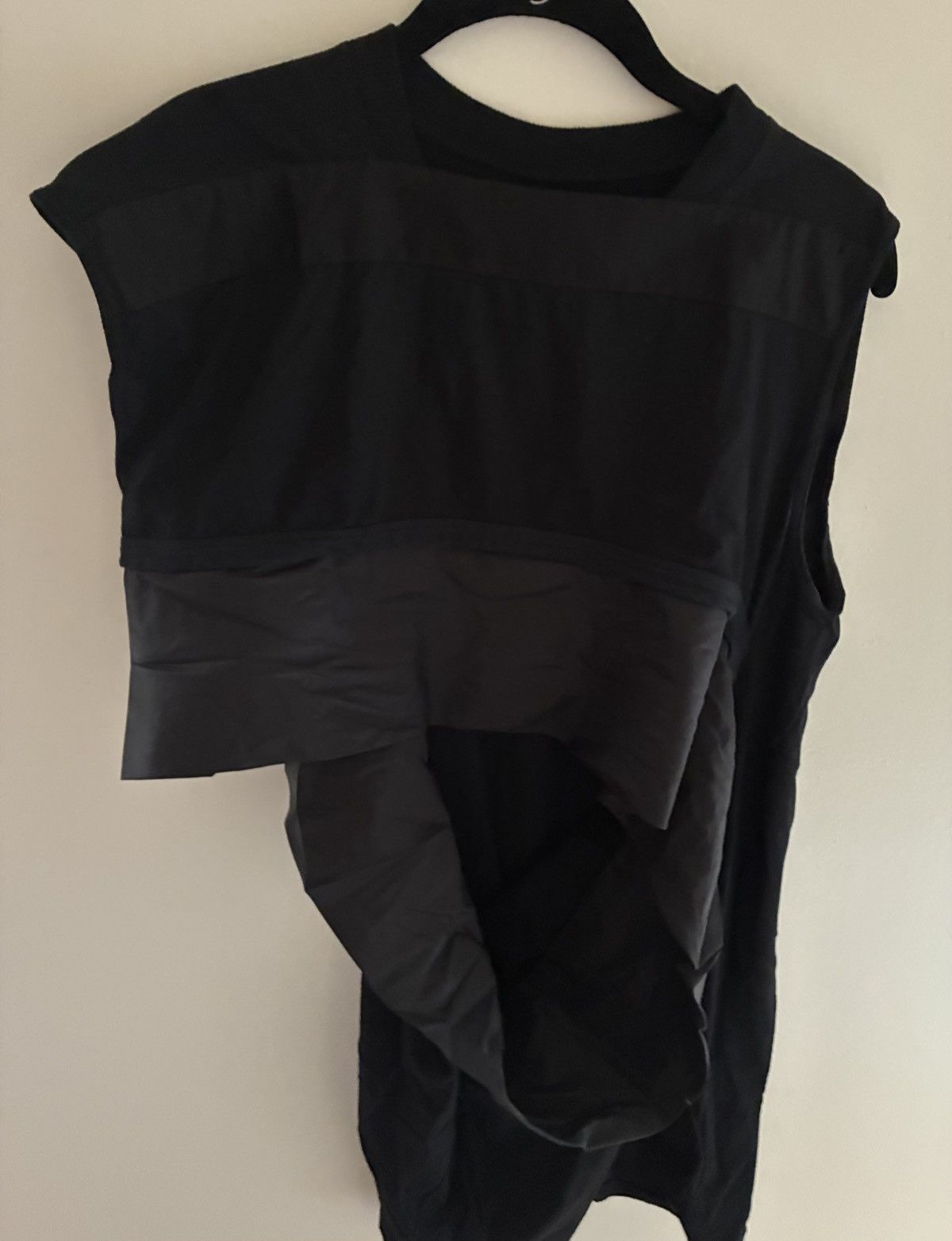 Rick Owens Rick Owens Sphinx peep hole Black Sleeveless Shirt 2015 Size US M / EU 48-50 / 2 - 7 Thumbnail