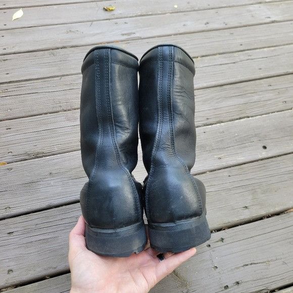 Belleville Vintage 90s Belleville Military Issue Black Leather Goretex Size US 11 / EU 44 - 6 Thumbnail