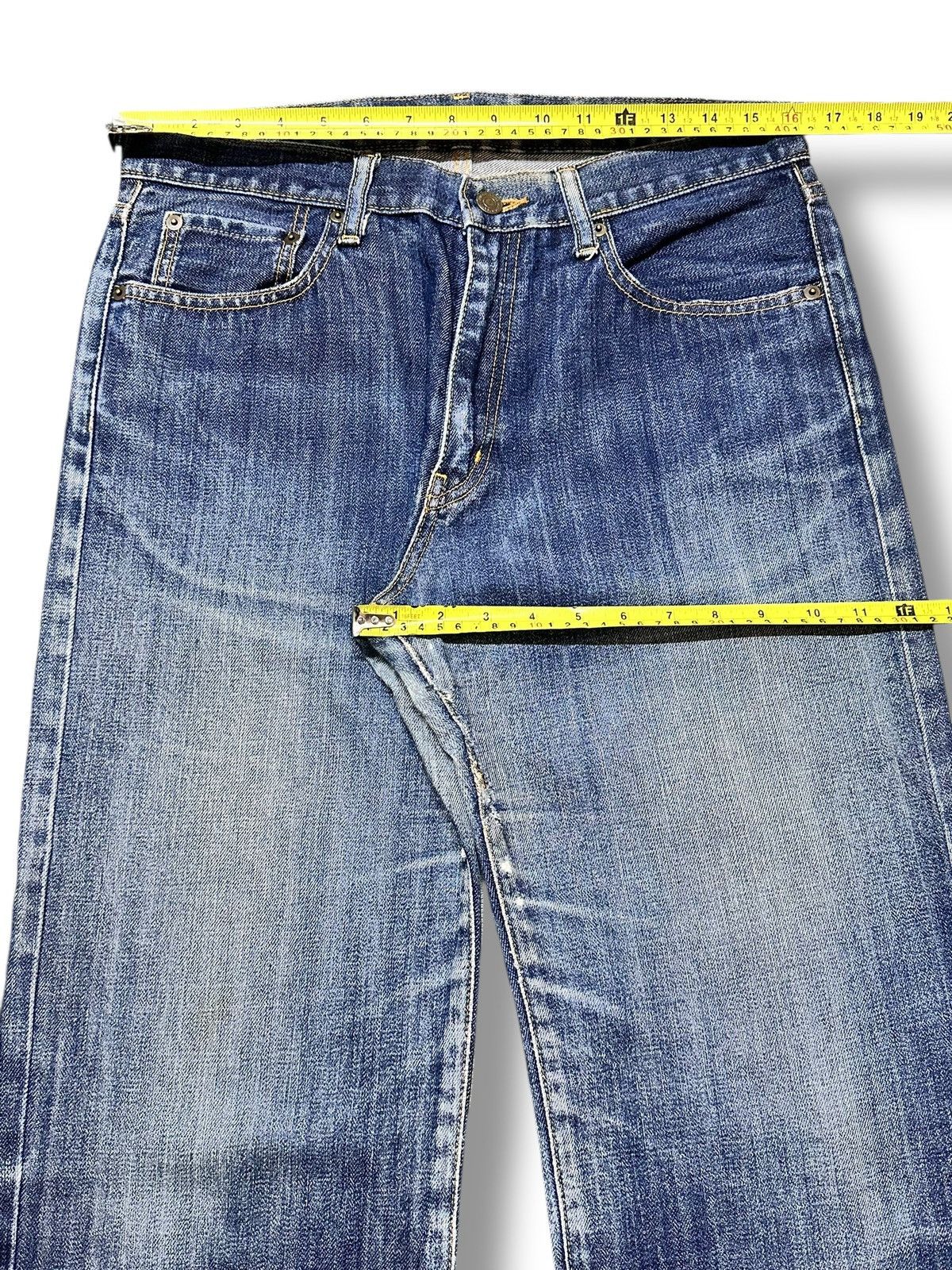 Japanese Brand Vintage Uniqlo Distressed Baggy Loose Style Jeans With Faded Size US 32 / EU 48 - 12 Thumbnail