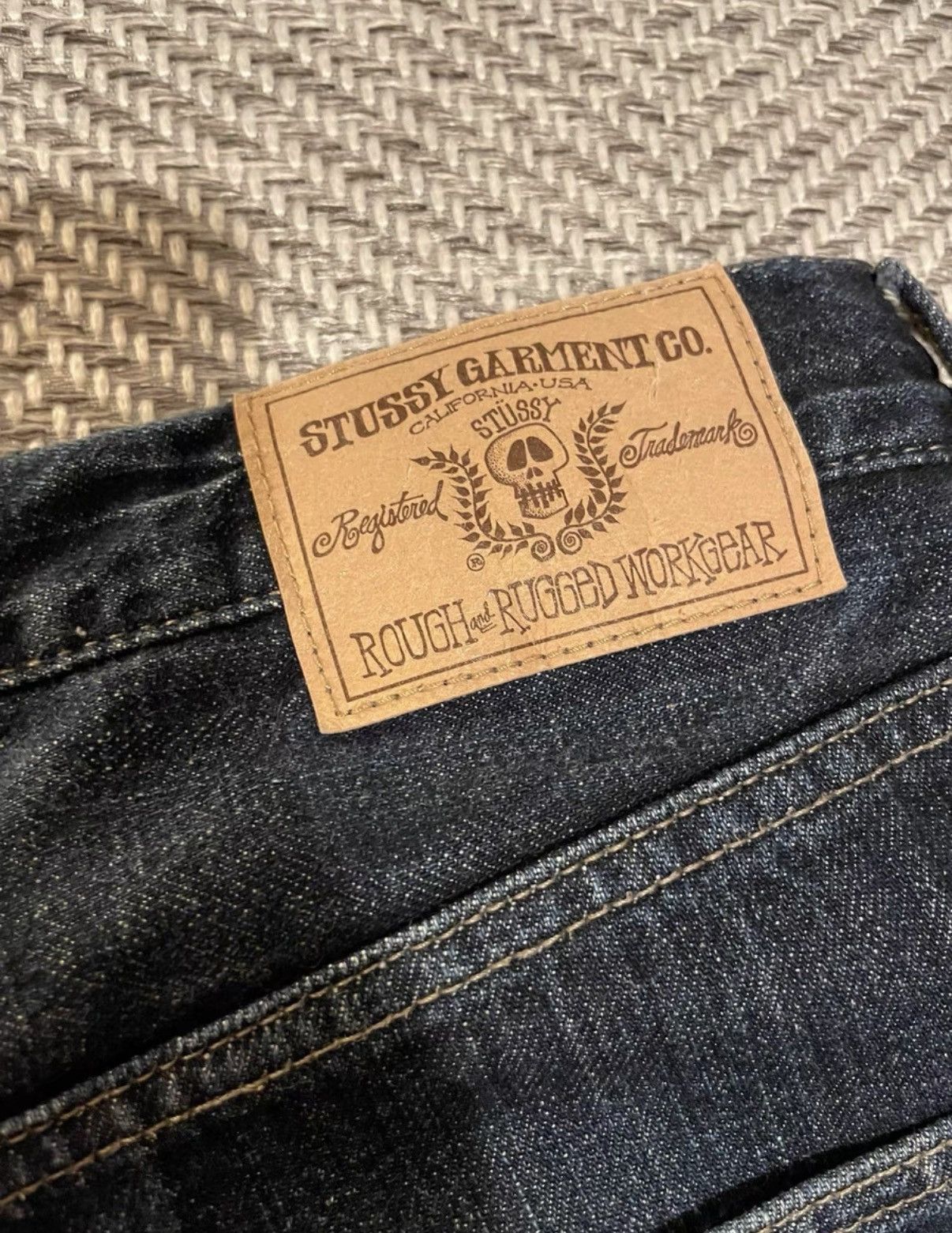 Stussy Stussy Vintage Logo Jeans K24 Size US 32 / EU 48 - 3 Thumbnail