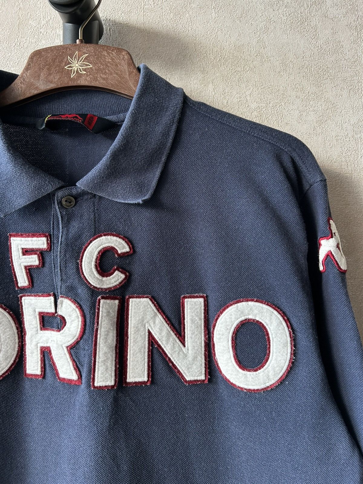 Kappa Y2K 2000s Kappa FC Torino Faded Long Sleeve Polo Size US M / EU 48-50 / 2 - 4 Thumbnail