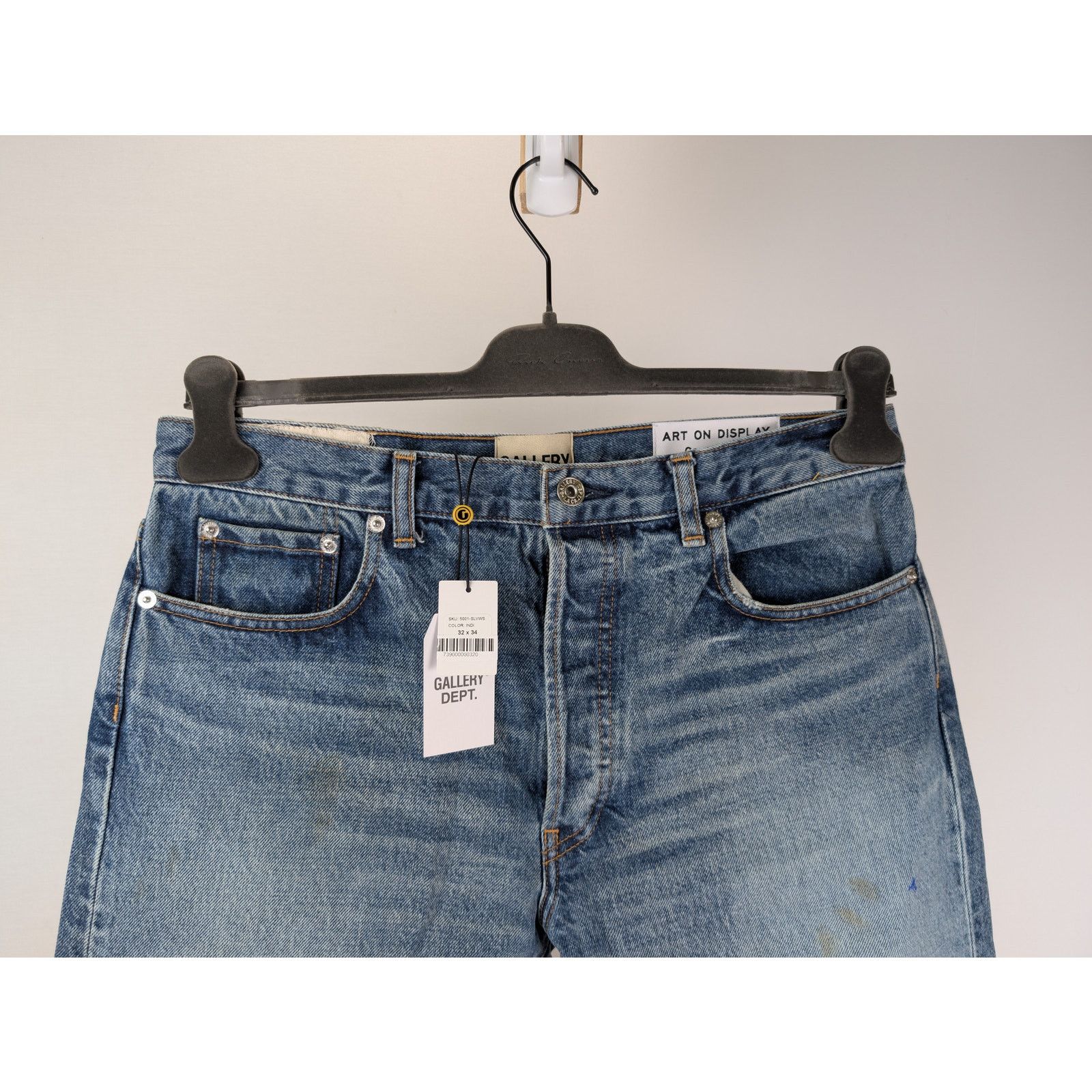 Gallery Dept. o1rshd1 Selvedge Denim Indigo Jean Pants in Blue 36x30 Size US 36 / EU 52 - 3 Thumbnail
