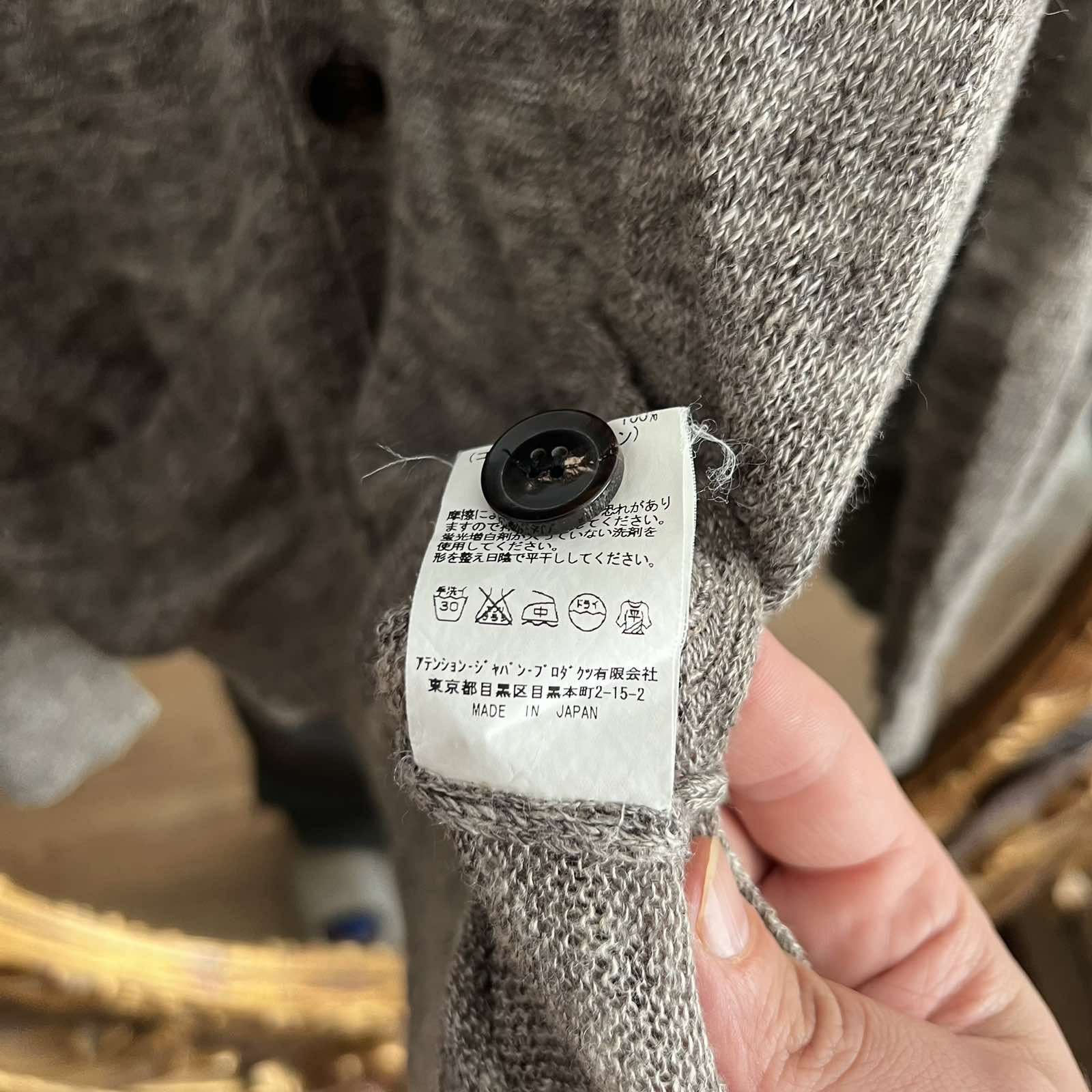 Designer × Japanese Brand × Vlas Blomme Vlas Blomme Kortrijk Cardigan Sz 3 Size US XL / EU 56 / 4 - 6 Thumbnail