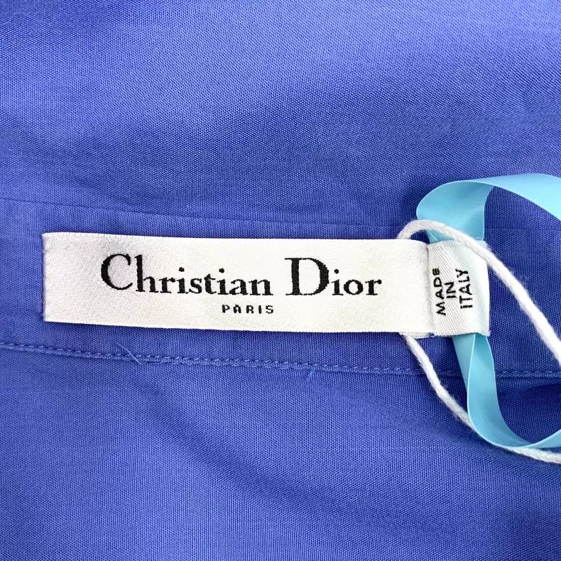 Dior Dior Dark blue bee embroidery cotton lapel single-breasted Size XS / US 0-2 / IT 36-38 - 6 Thumbnail