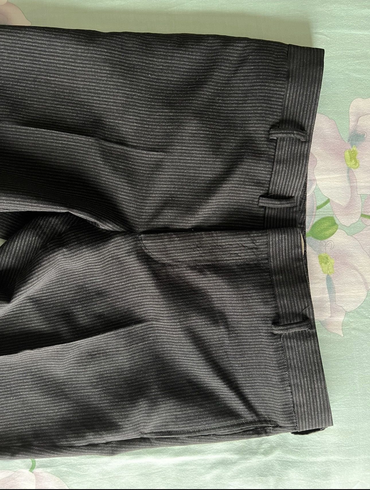 Saint Laurent Paris Saint Laurent black and white striped trousers Size 50S - 1 Thumbnail