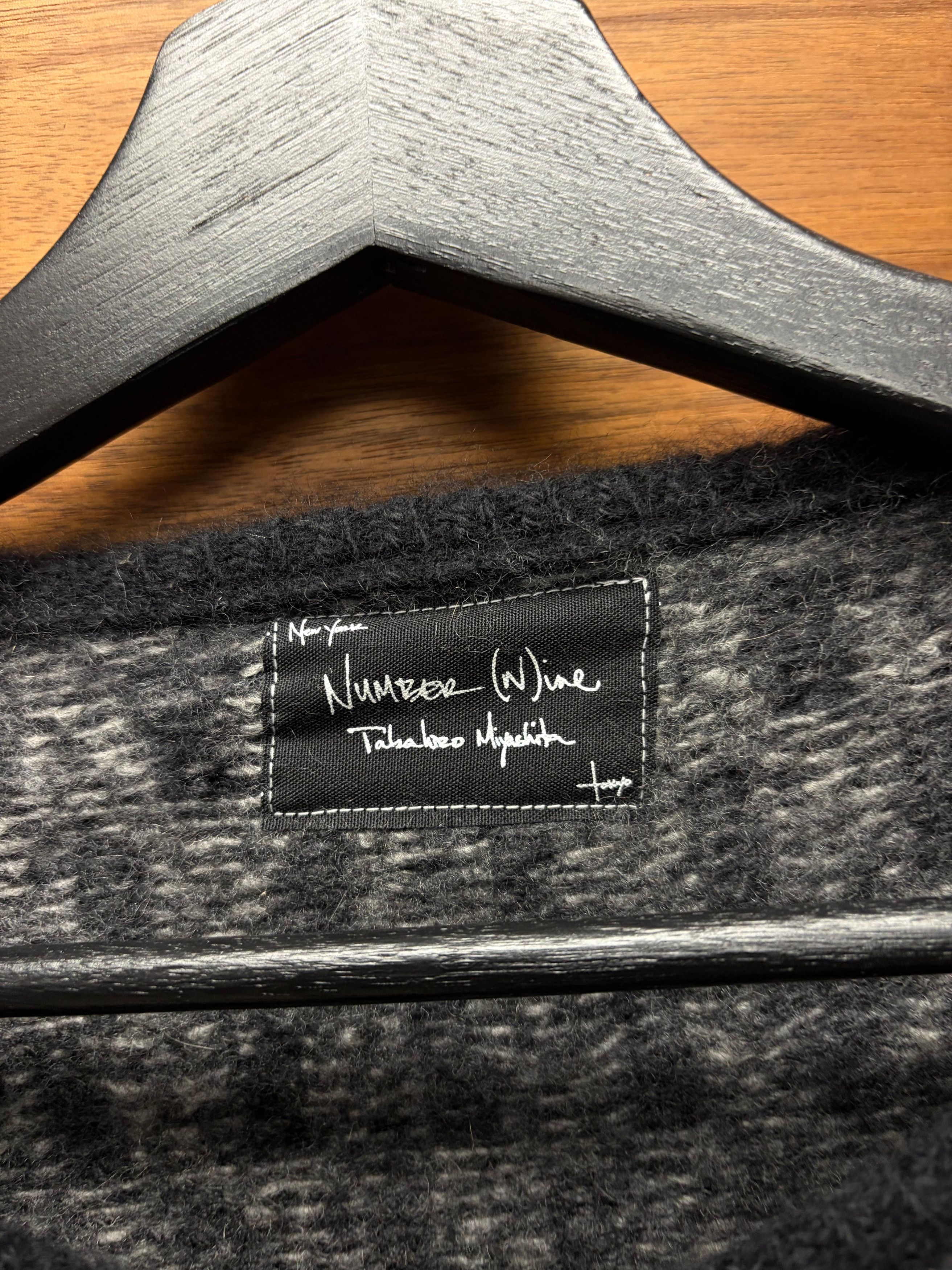 Number (N)ine AW2007 Number (N)ine ‘Love God Murder’ Cashmere Knit Sweater Size US XL / EU 56 / 4 - 3 Thumbnail