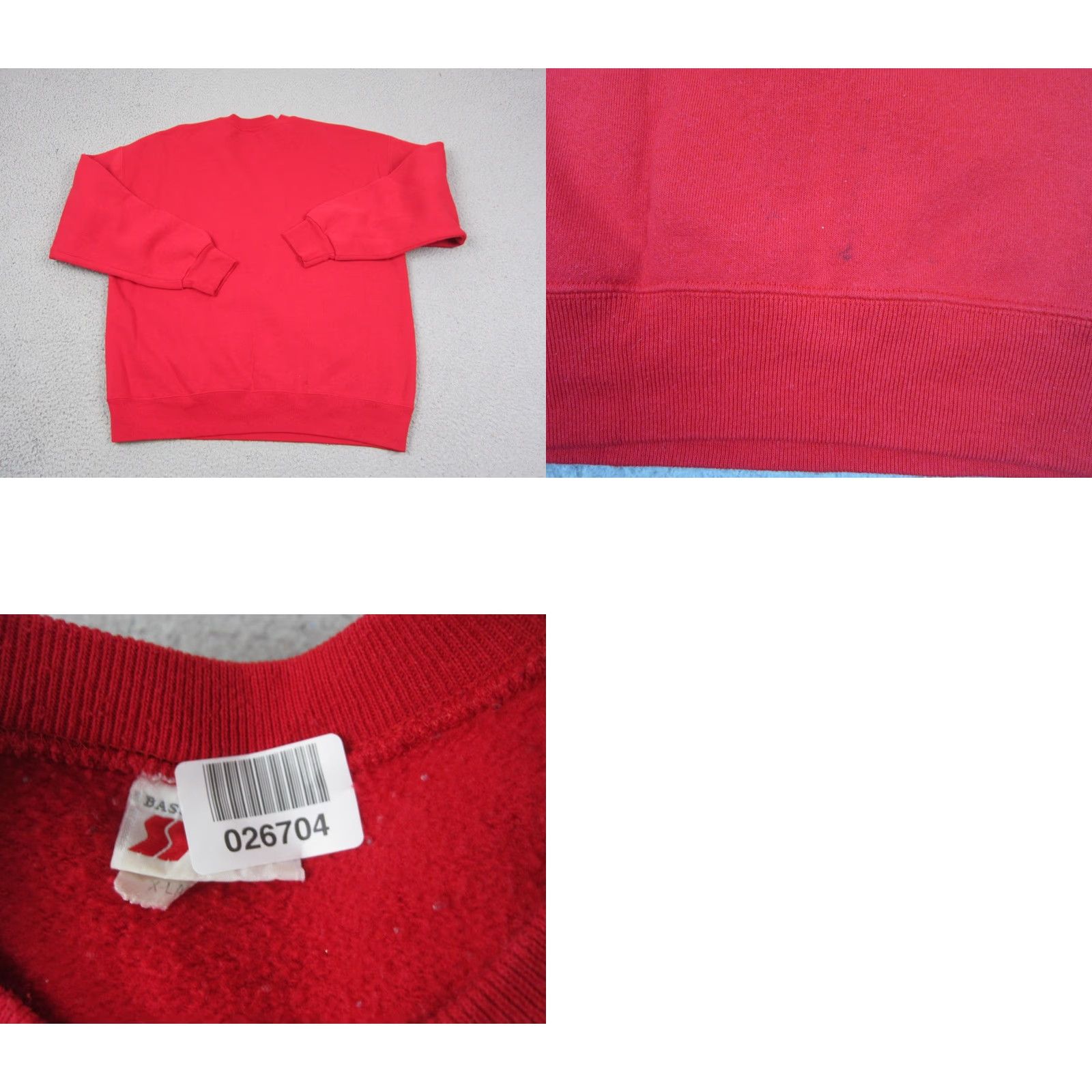 Hard Rock Cafe VINTAGE Hard Rock Cafe Sweatshirt Mens XL Red Chicago Made in USA Size US XL / EU 56 / 4 - 8 Thumbnail