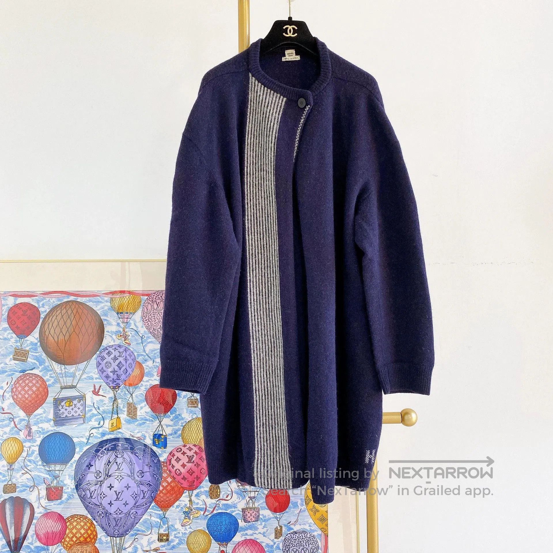 Hermes Hermes Dark Wool Coat Size 34. Size US XS / EU 42 / 0 - 1 Thumbnail