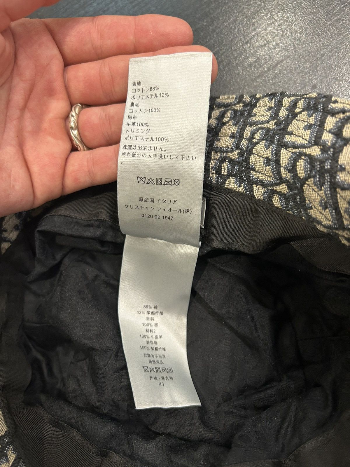 Dior Dior Oblique Clip Bucket Hat Size ONE SIZE - 4 Thumbnail