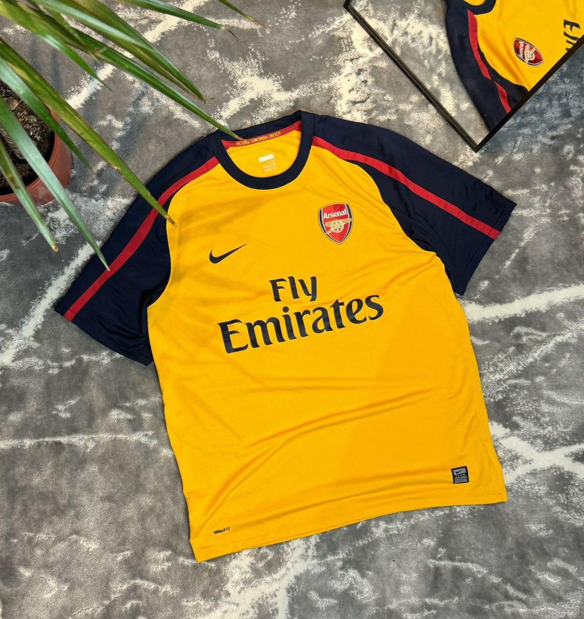NIKE Arsenal ジャージ　バーガンディ/イエロー Nike Arsenal ジャージ S バーガンディ/イエロー