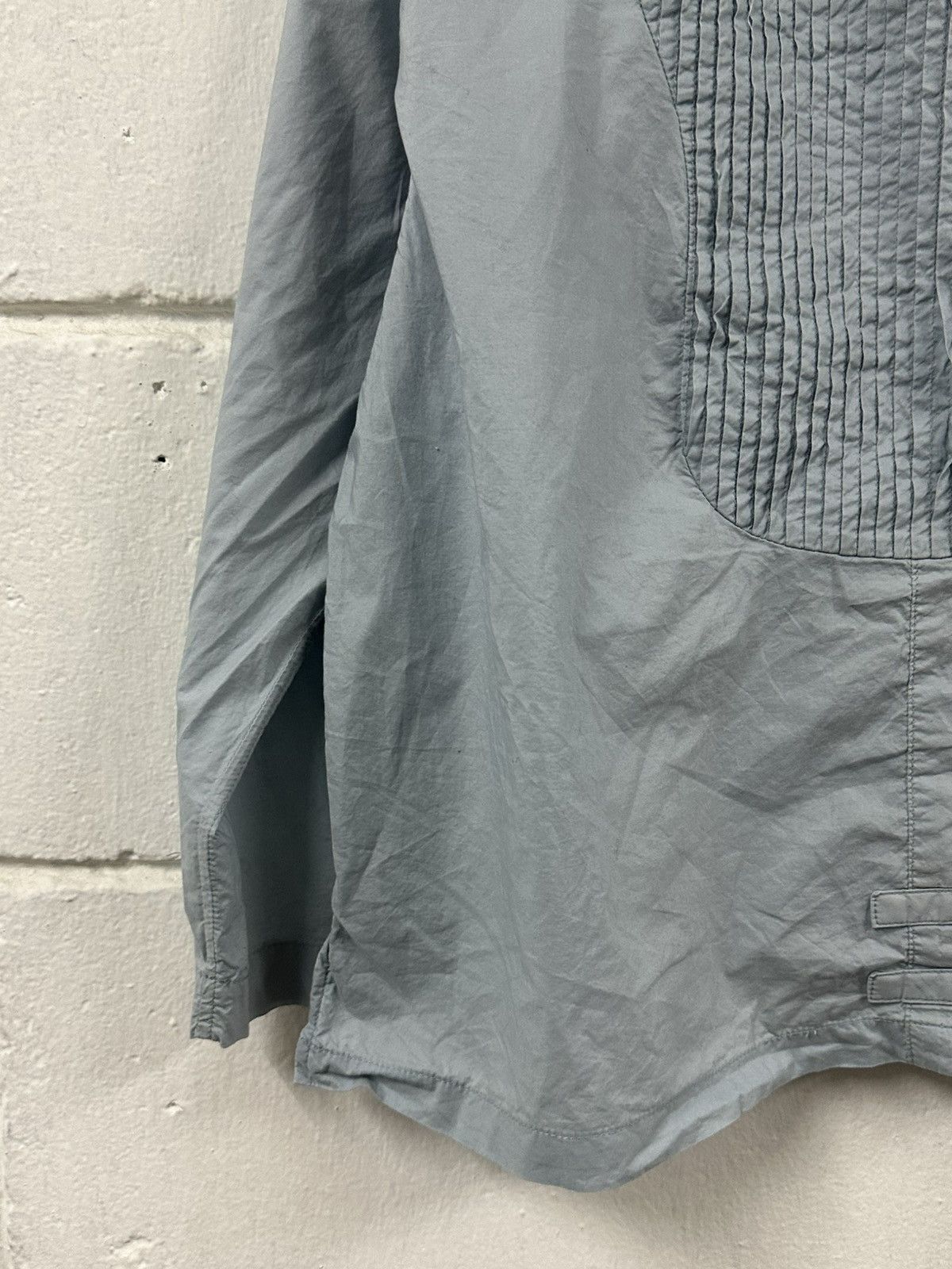 Ne-Net Ne-Net Issey Miyake Ruffle Side Button L/S Shirt Size US L / EU 52-54 / 3 - 6 Thumbnail