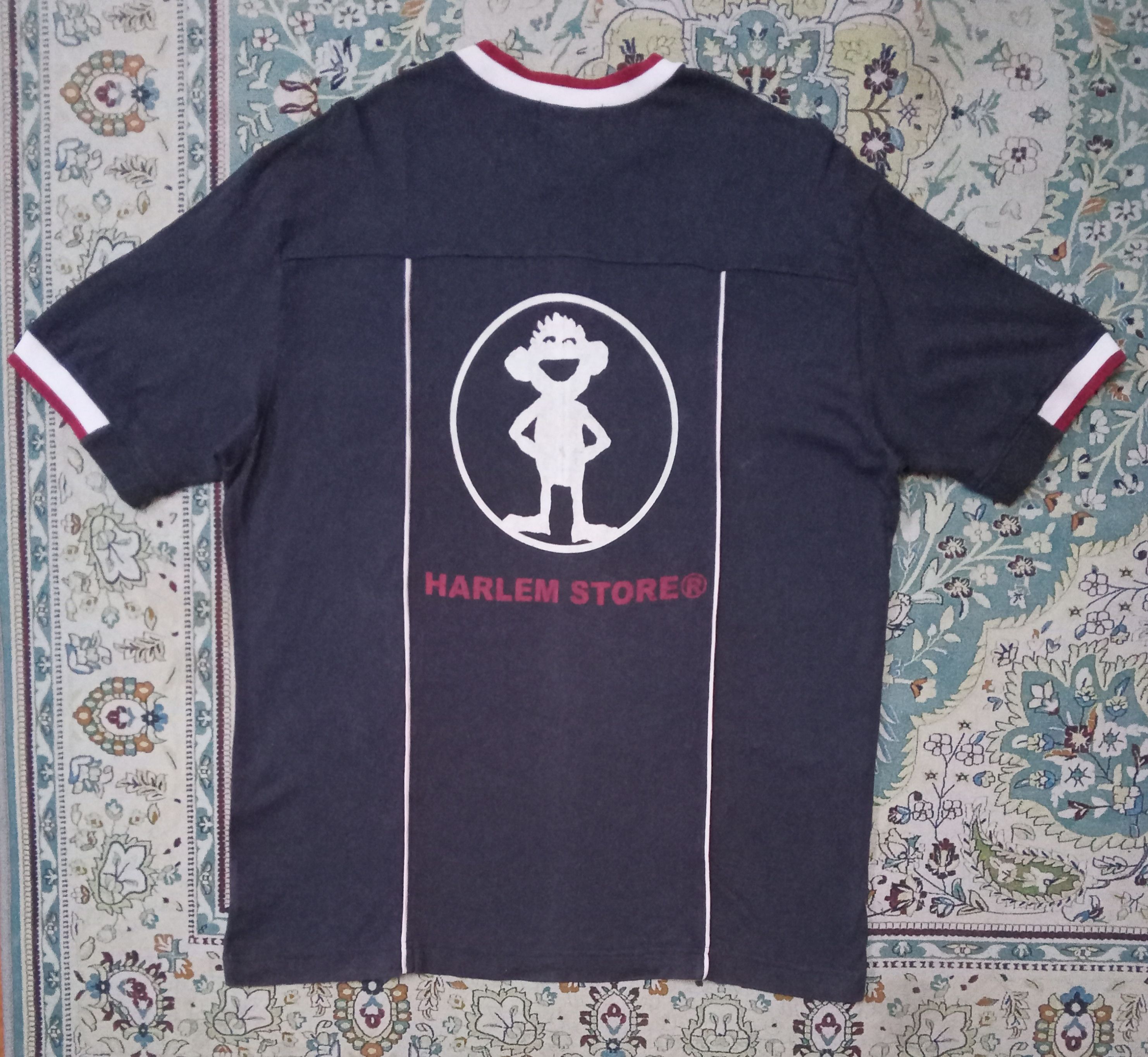 Japanese Brand Harlem Store Extremely Rare Design Vintage T Shirt Size US L / EU 52-54 / 3 - 2 Thumbnail