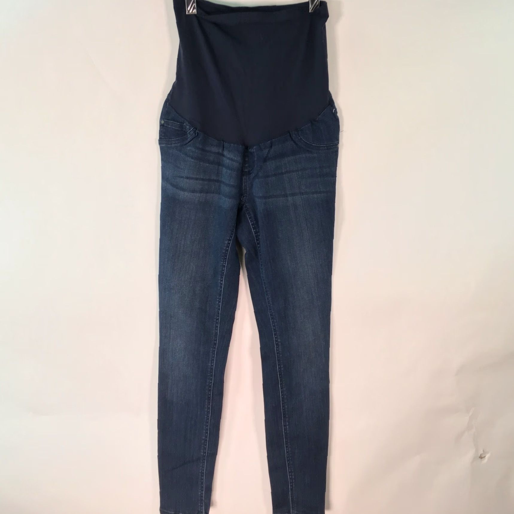 Vintage Women's Indigo Blue Maternity Jeans M 28X27 Size 28" / US 6 / IT 42 - 7 Thumbnail