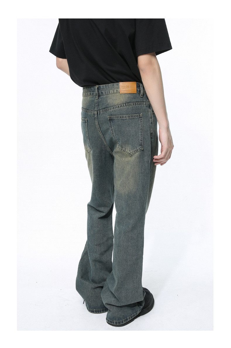 Japanese Brand × Jean Distressed vintage flared washed jeans Size US 32 / EU 48 - 5 Thumbnail
