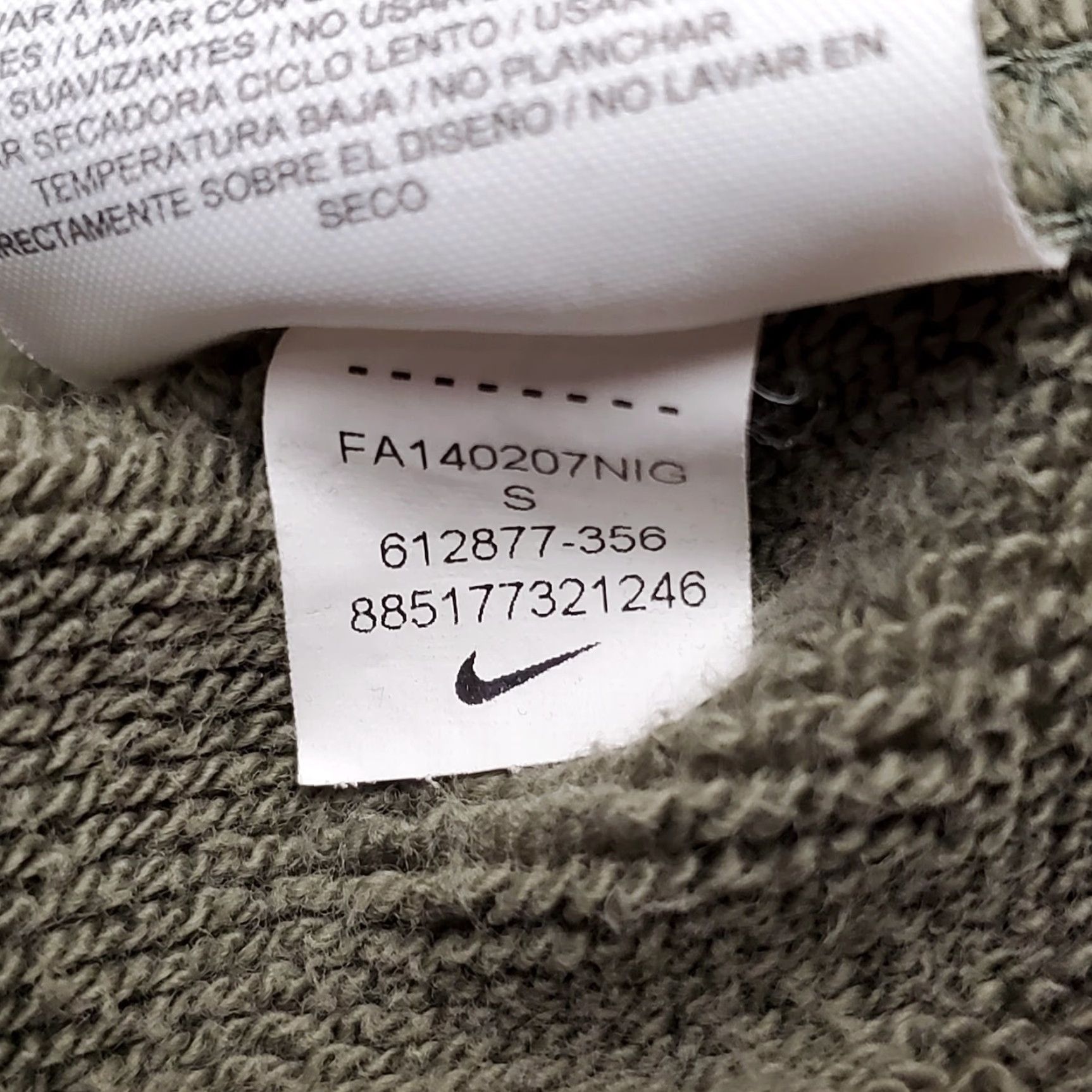 Nike Nike Crewneck Mens Small Olive Lebron James Pullover LBJ Lion Sweater Basketball Sweatshirt Long Sleeve Cotton Blend Sports 90s? Size S / US 4 / IT 40 - 5 Thumbnail