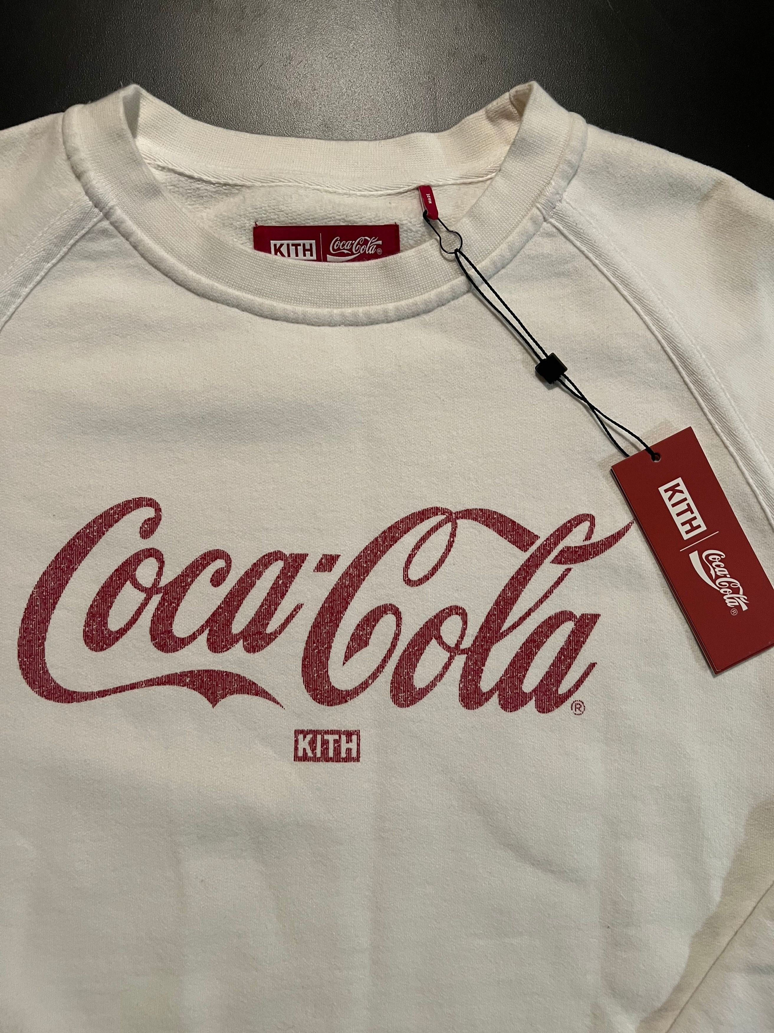 Coca Cola × Kith Kith x Coca-Cola Rugby Crewneck White Size US L / EU 52-54 / 3 - 2 Thumbnail