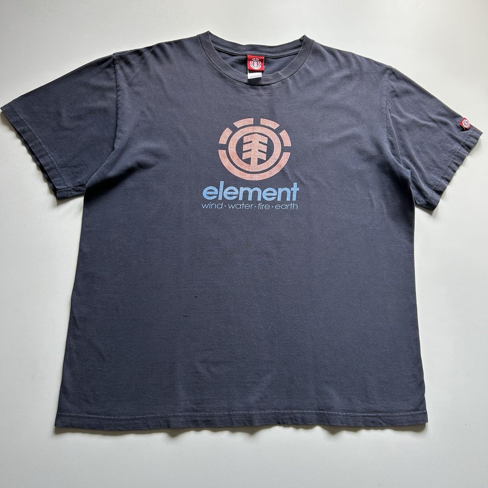 Vintage Element Skateboards T-Shirt XL Y2K Cotton Logo Rare