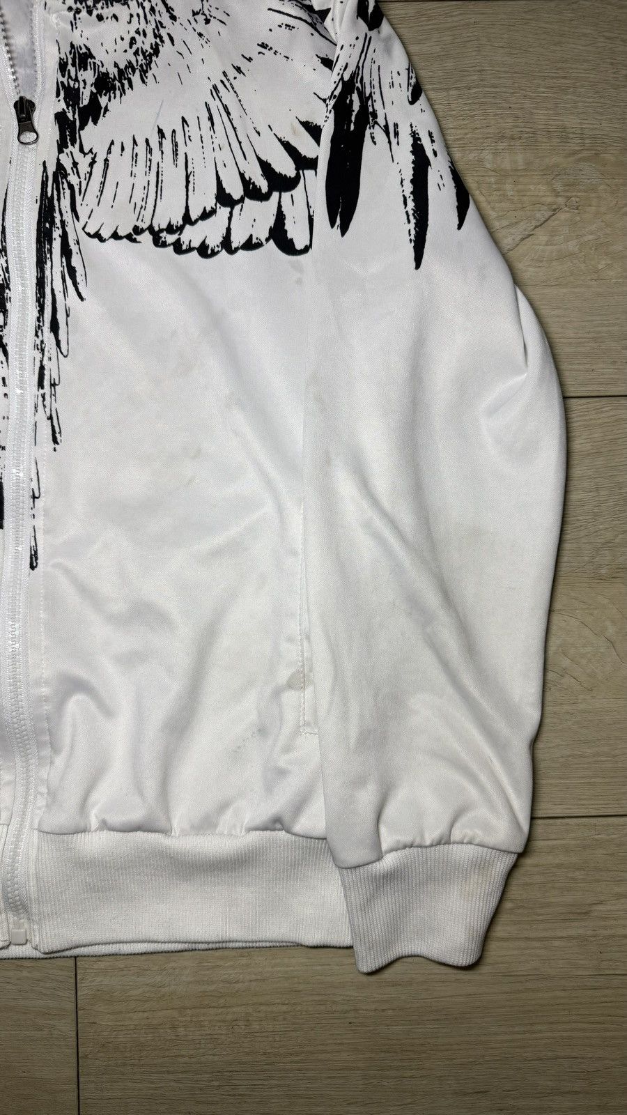 Affliction Y2K 2000s Women’s Winged AOP Asali Track Suit Zip Up Jacket Size M / US 6-8 / IT 42-44 - 3 Thumbnail