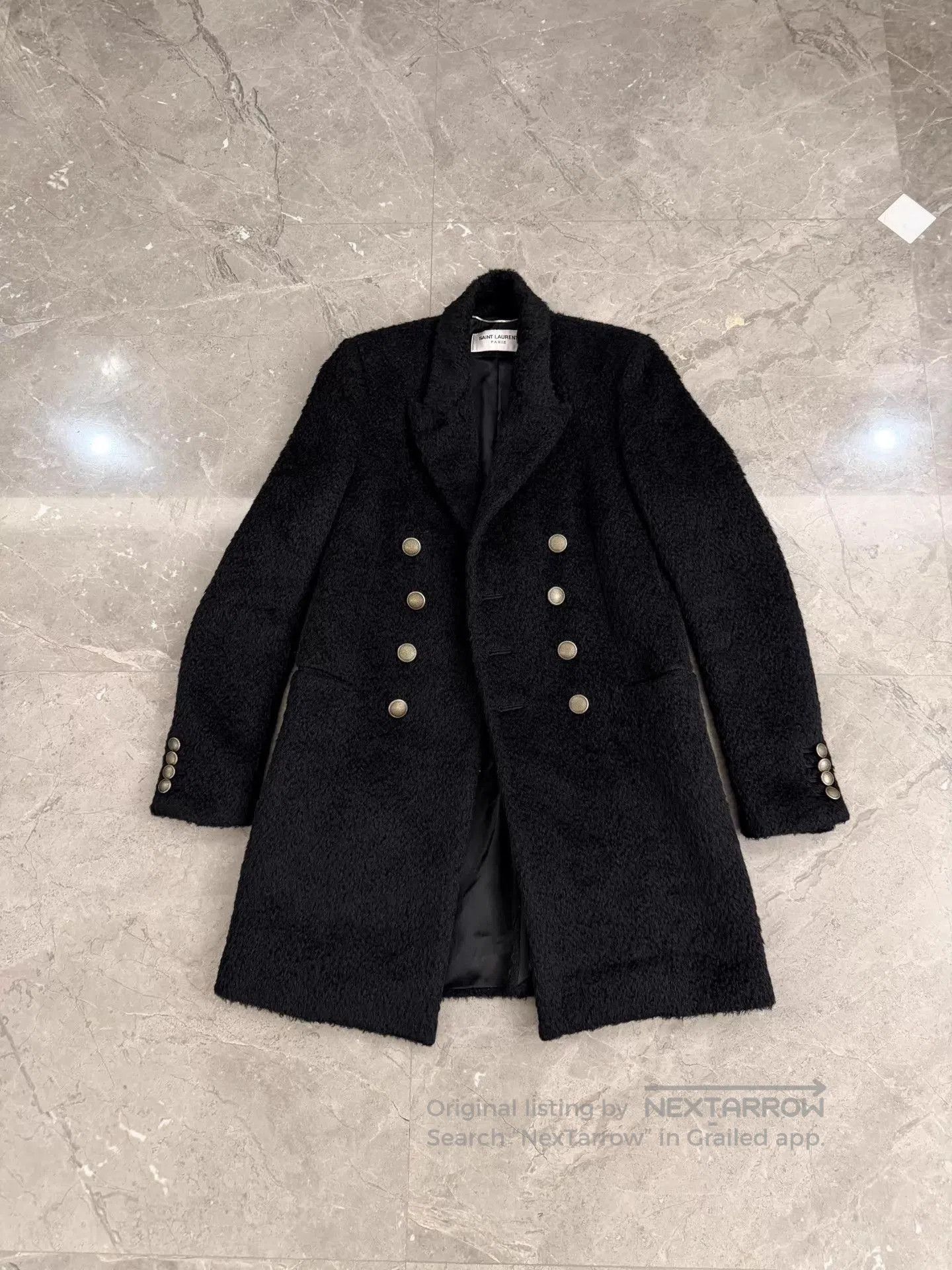 Saint Laurent Paris Black Textured Double. Size US S / EU 44-46 / 1 - 2 Thumbnail