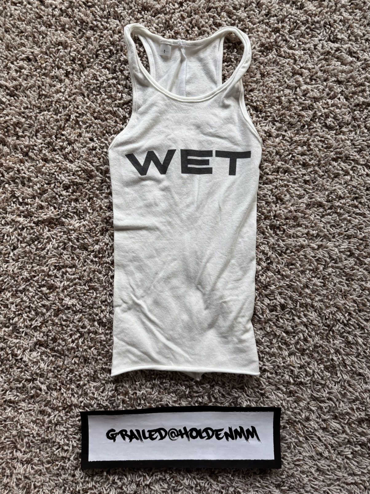 Yeezy Yeezy Mowalola Wet Tank Top | Grailed